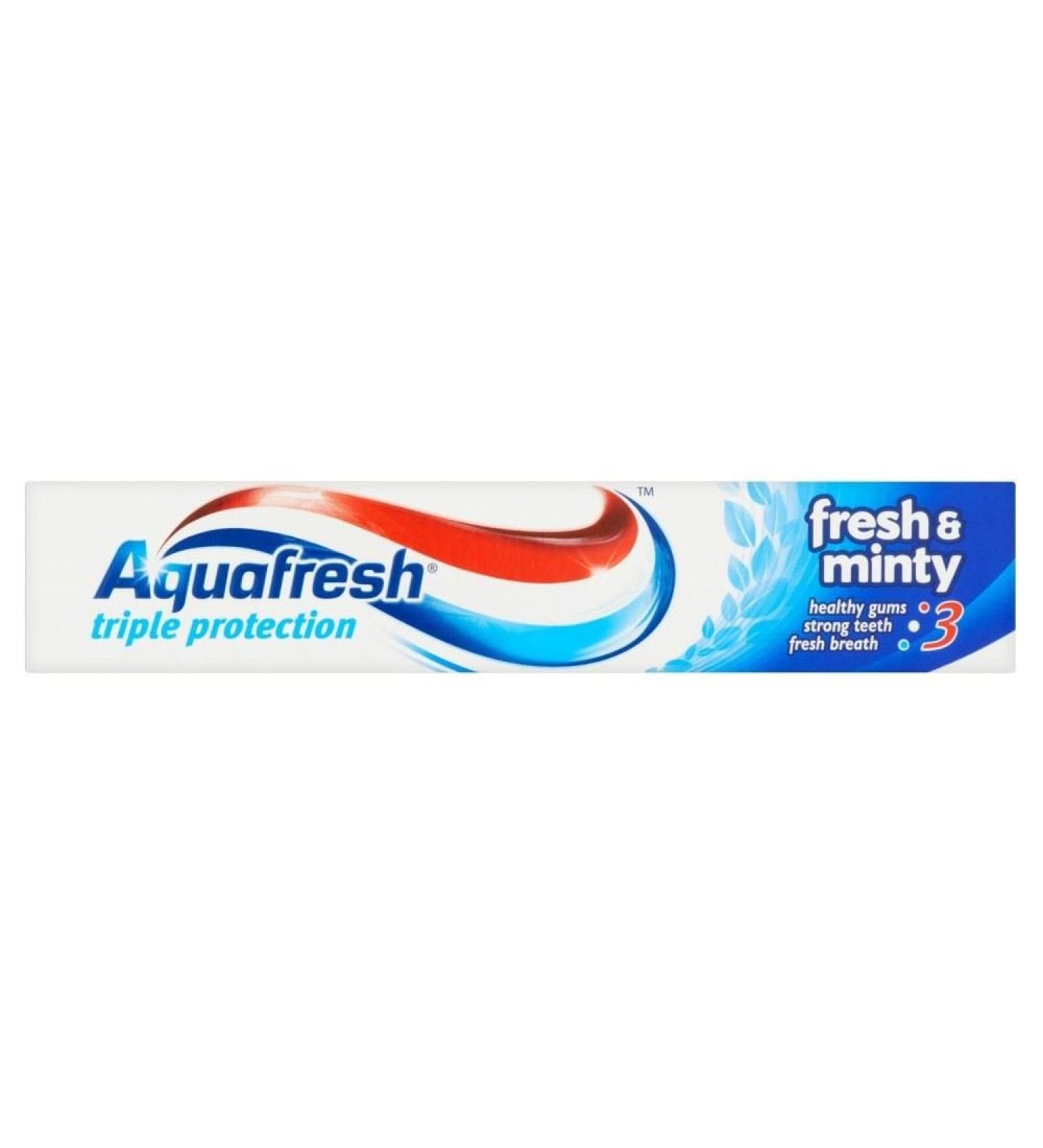 Aquafresh Aquafresh Fresh & Minty Toothpaste 75ml (Pack of 6)