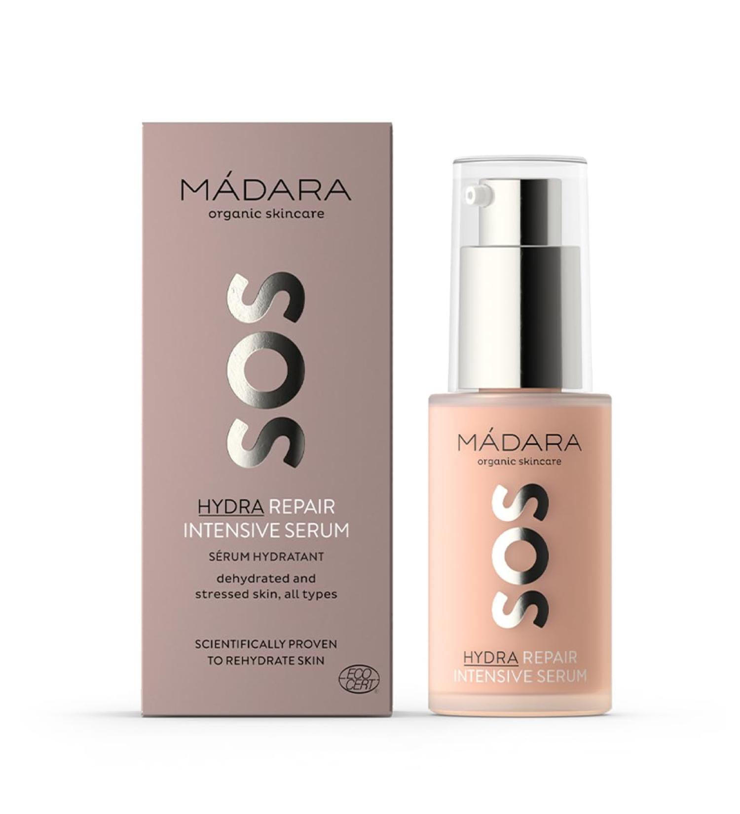 M DARA Organic SOS Hydra Repair Serum | Intensive Hydration for Dry Skin | Vegan & Dermatologically Tested | 1 oz - Buy Online on GoSupps.com
