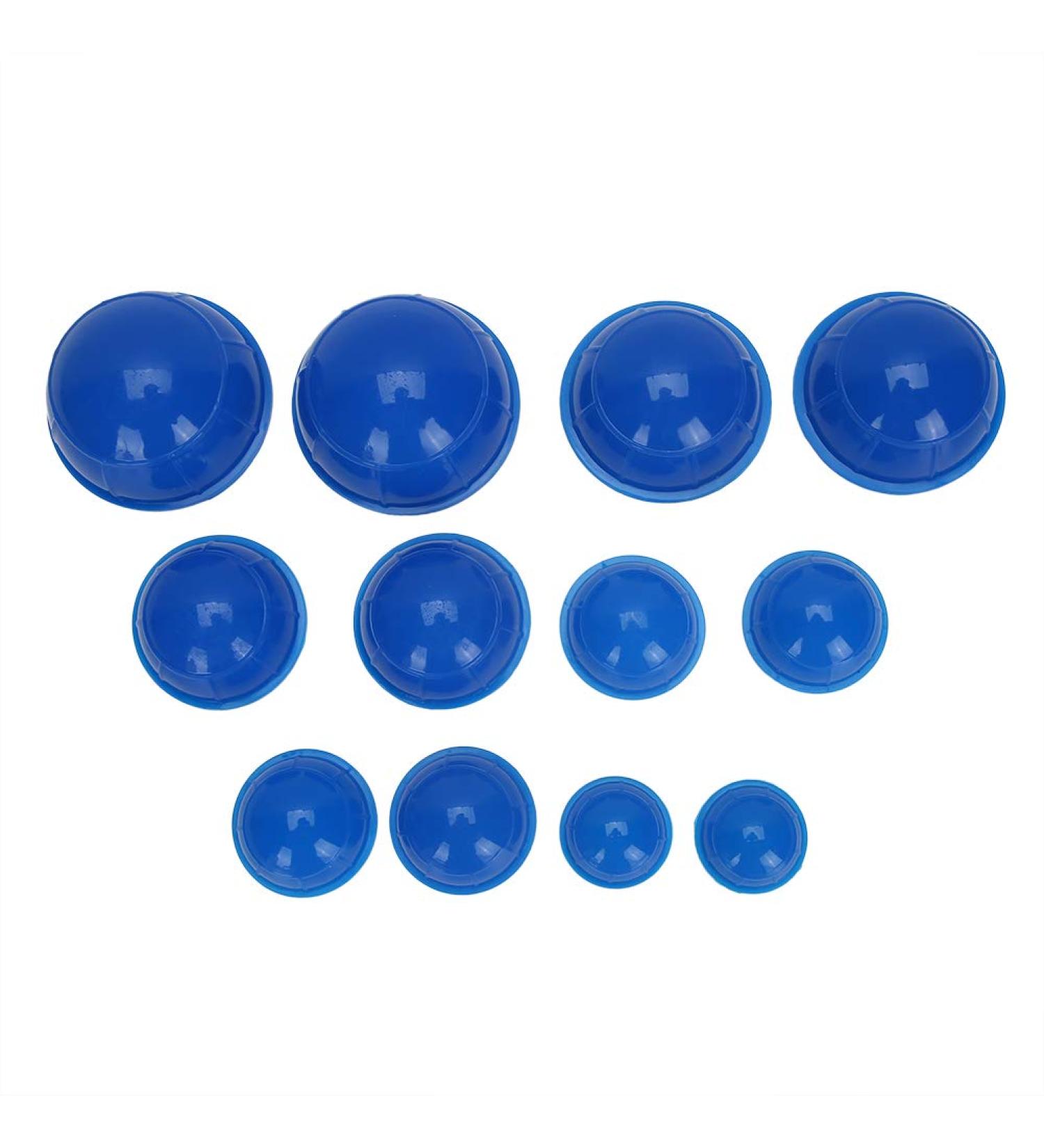 Silicone Cupping Device - Blue Massage Acupuncture Cup for Health & Wellness | Fast International Shipping - Buy Online on GoSupps.com