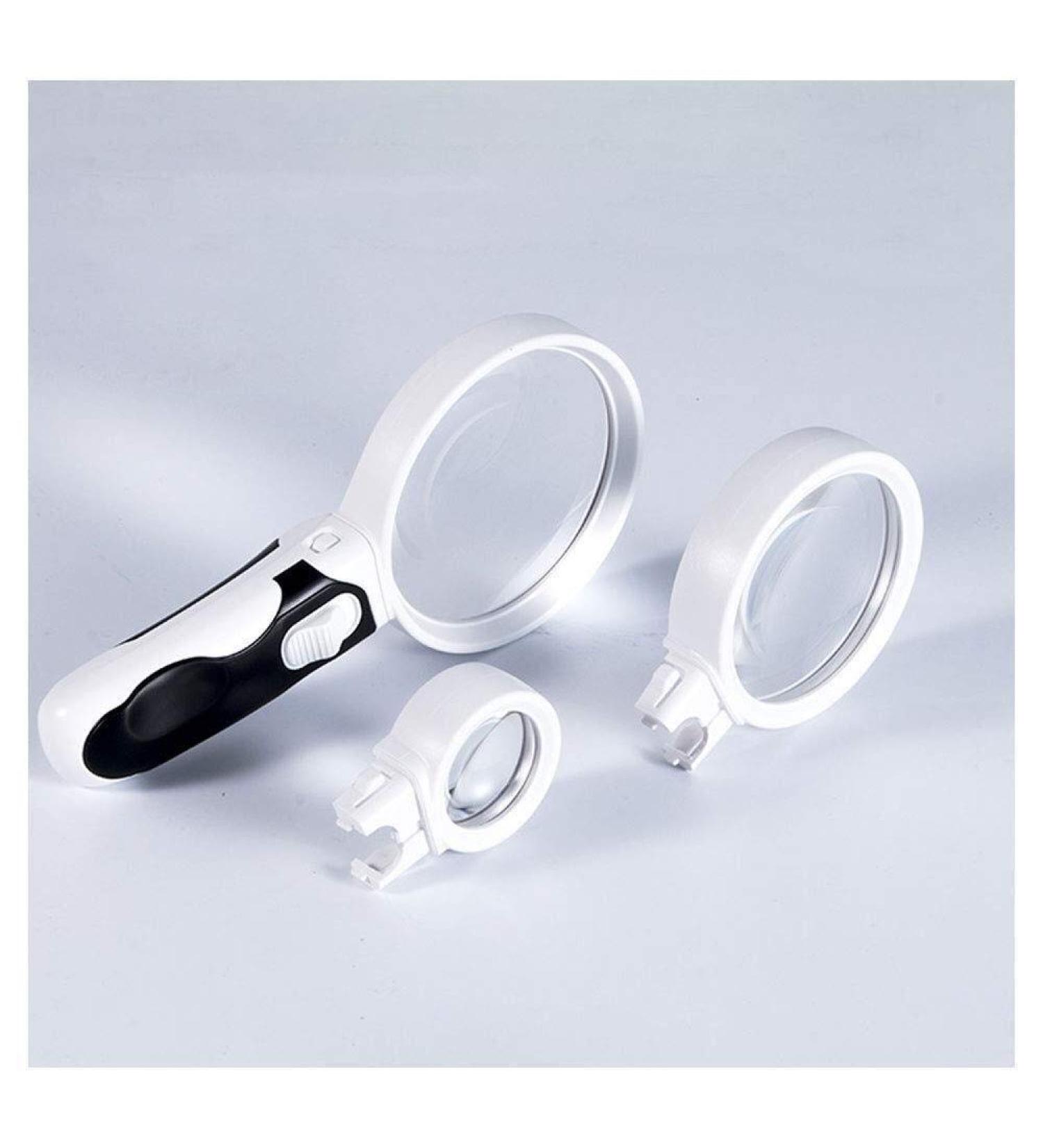 Magnifier 90Mm Primary Mirror Interchangeable Magnifying Glass 2.5/5/16 Times Magnifying Glass Reading Appreciation Wenwan Archaeology 3 Kinds of Magnification Main Mirror Interchangeable with Lofty - Buy Online on GoSupps.com