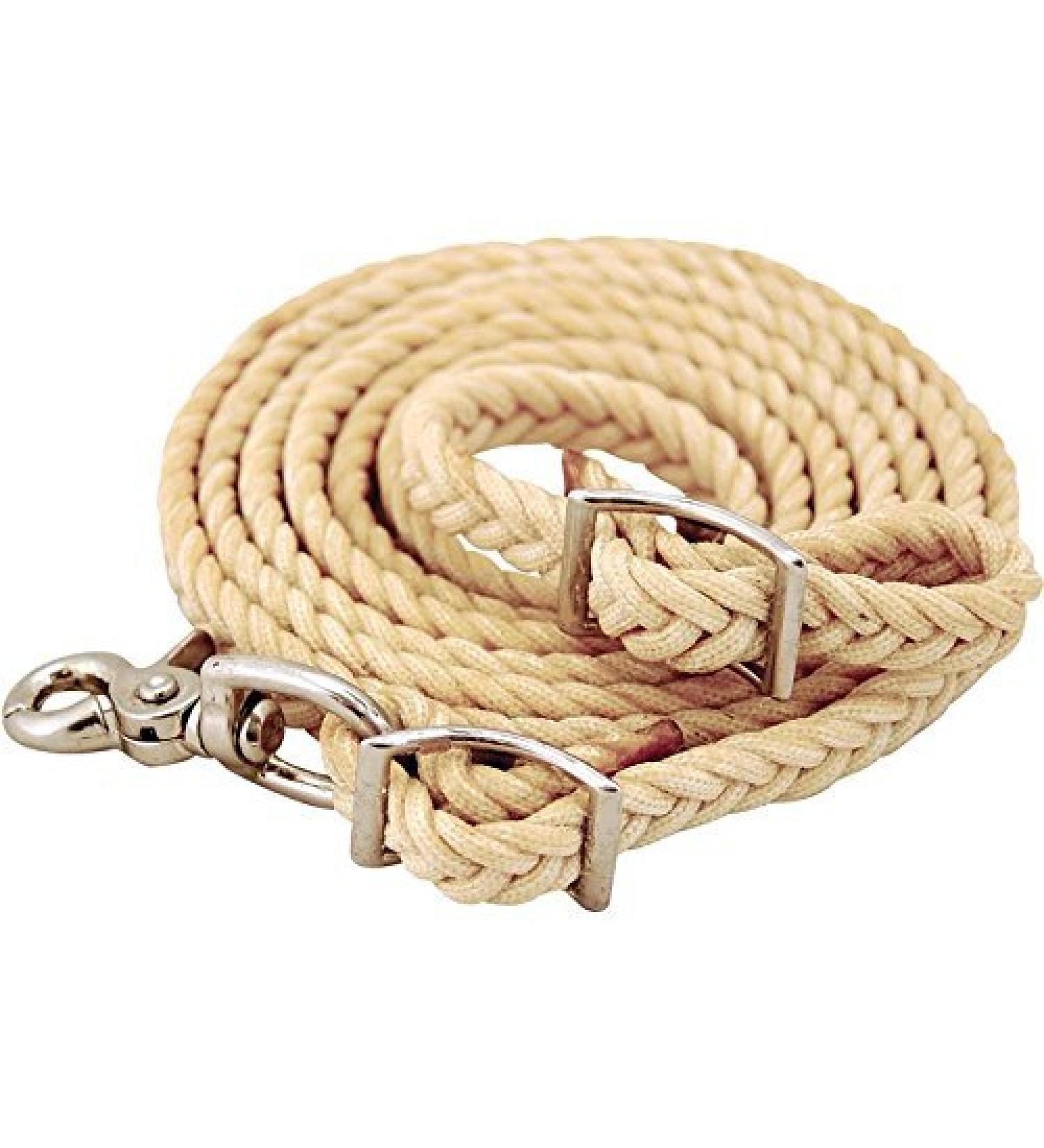 NRS sp-53 Waxed Nylon Rope rein 1/2 in x 8ft