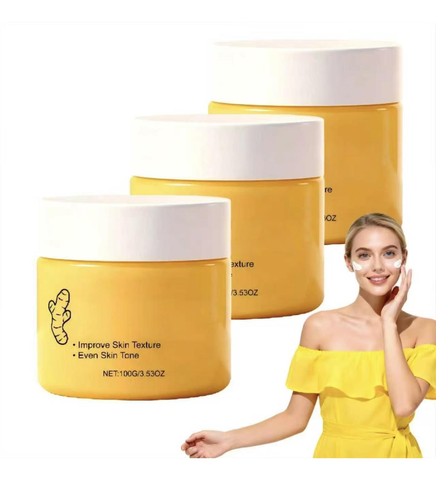 Turmeric Body Cream Moisturizer Moisturizing Body Cream Light & Nonsticky For Skin & Smooth Texture3pcs - Buy Online on GoSupps.com