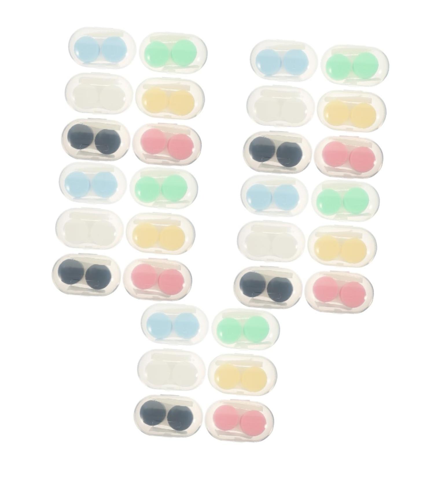 Solustrie Travel Set: 30-Piece Contact Lens Container & Small Plastic Holder for Optimal Storage - Buy Online on GoSupps.com