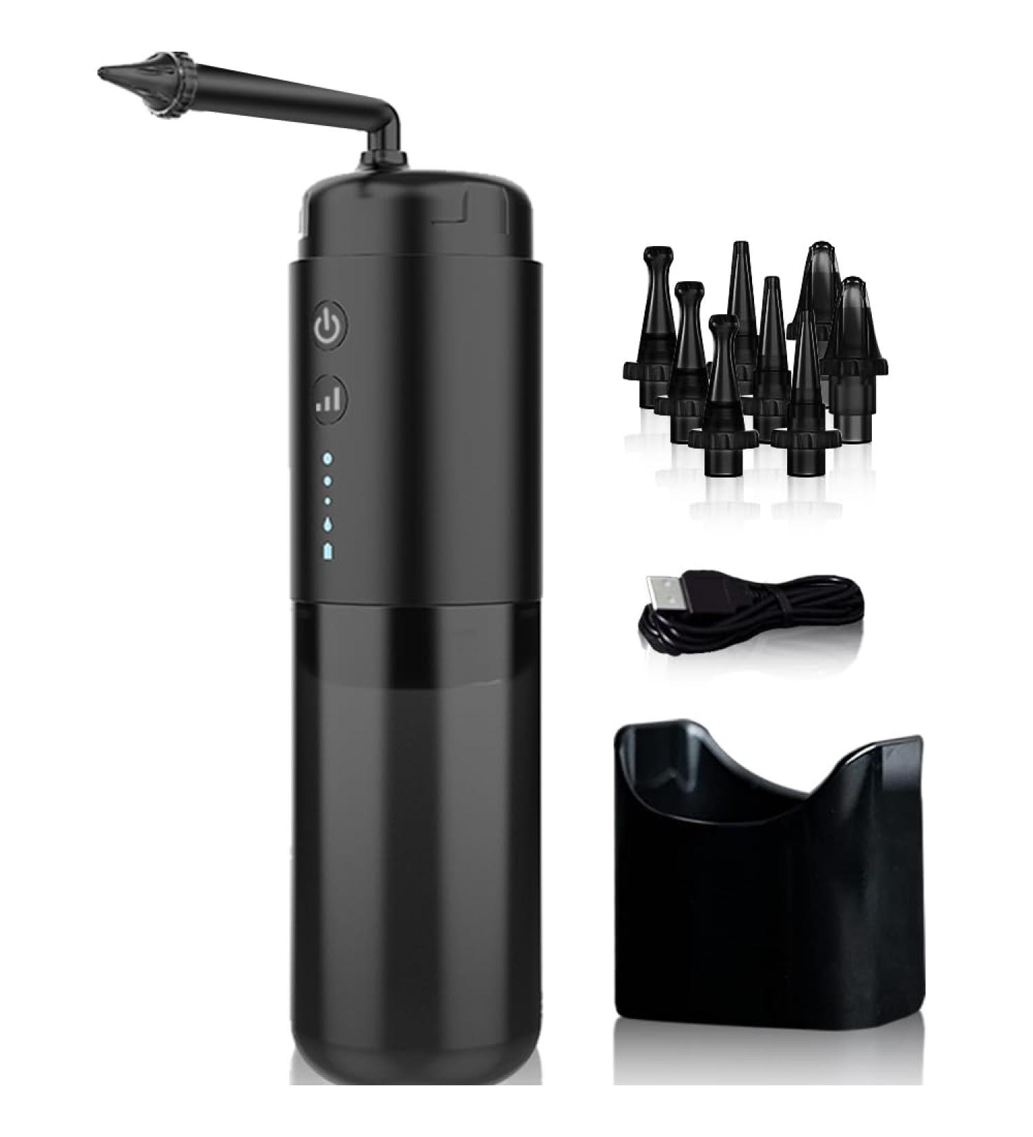 Electric Ear Cleaner - Safe & Effective Wax Removal Tool with Triple Jet Stream - 4 Pressure Settings - Buy Online on GoSupps.com