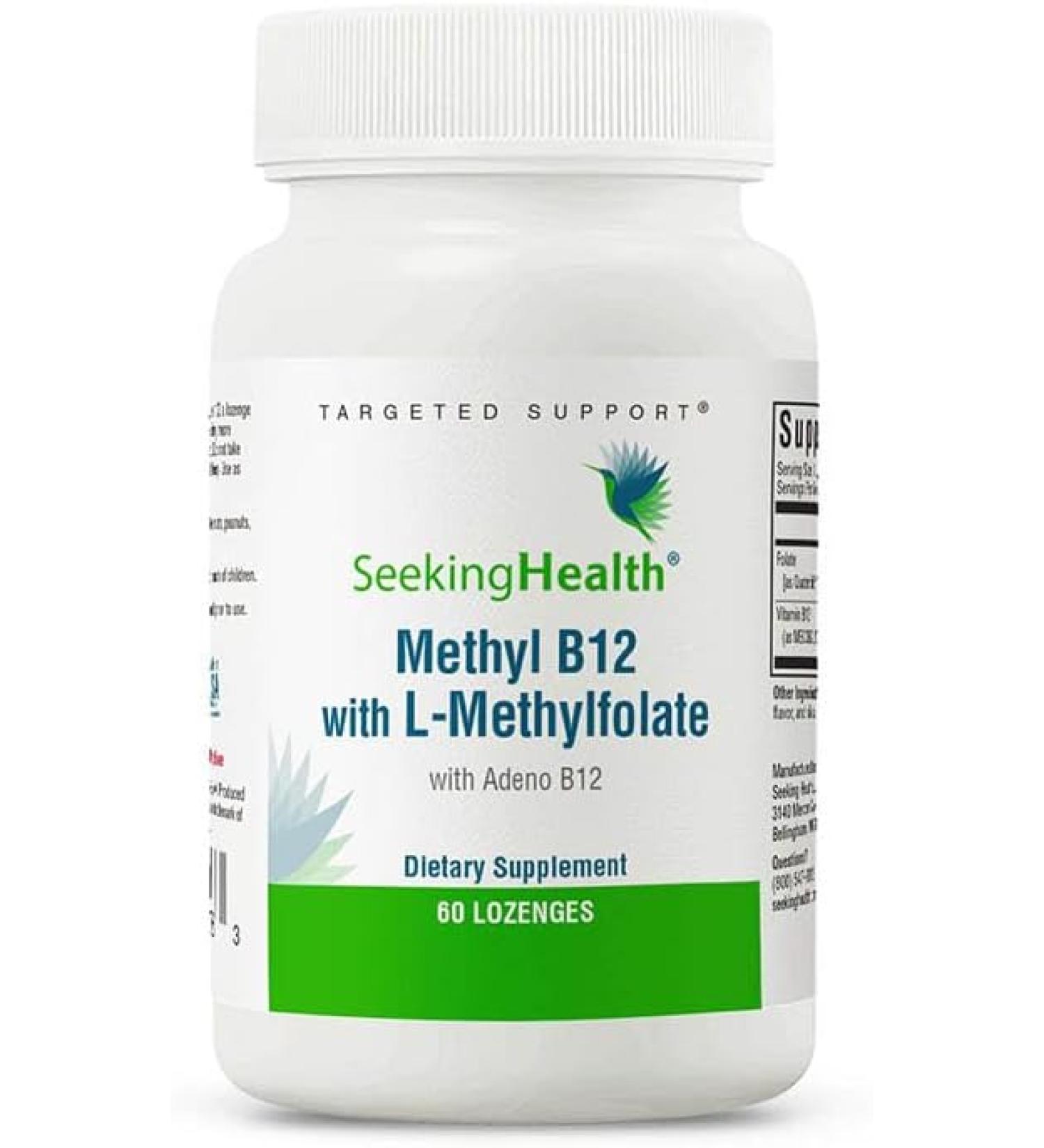 Buy Seeking Health Active B12 with L-5-MTHF - 60 Lozenges for Optimal Energy - Buy Online on GoSupps.com