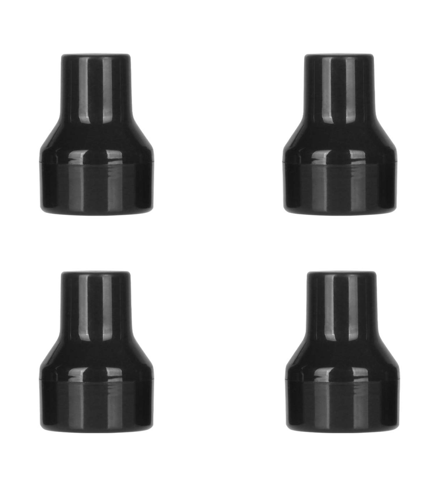 Minkissy 4-Piece Makeup Sponge Set - Mushroom Head Powder Brushes with Handle & Case for Women - Black - Buy Online on GoSupps.com