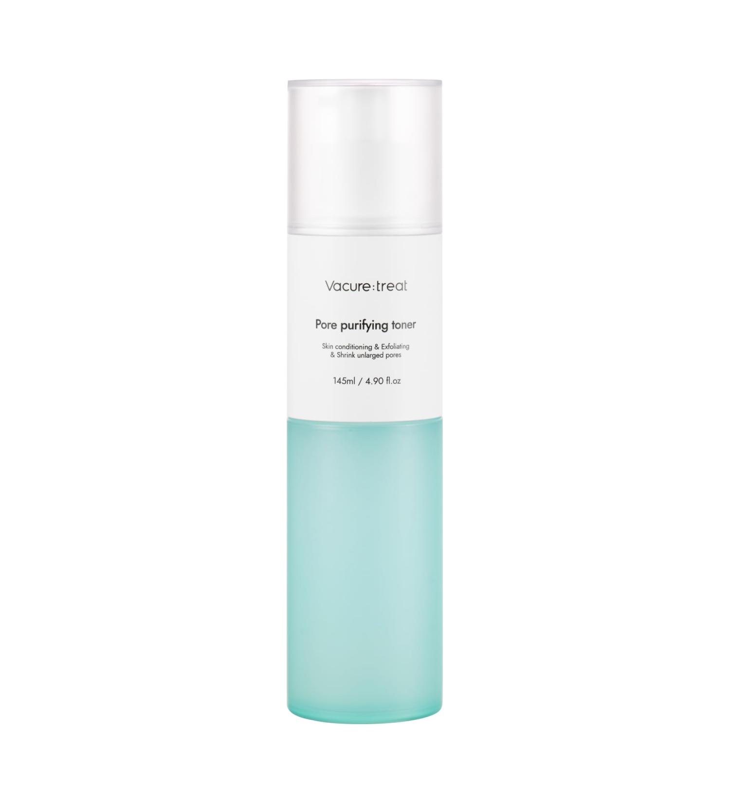 Vacure:treat Hydrating Toner for Face with Niacinamide AHA BHA PHA Arginine Centella Green Tea Refines Pore Appearance Balances Skin All Skin Types 4.9 Fl. Oz (145ml) 1 Count - Buy Online on GoSupps.com