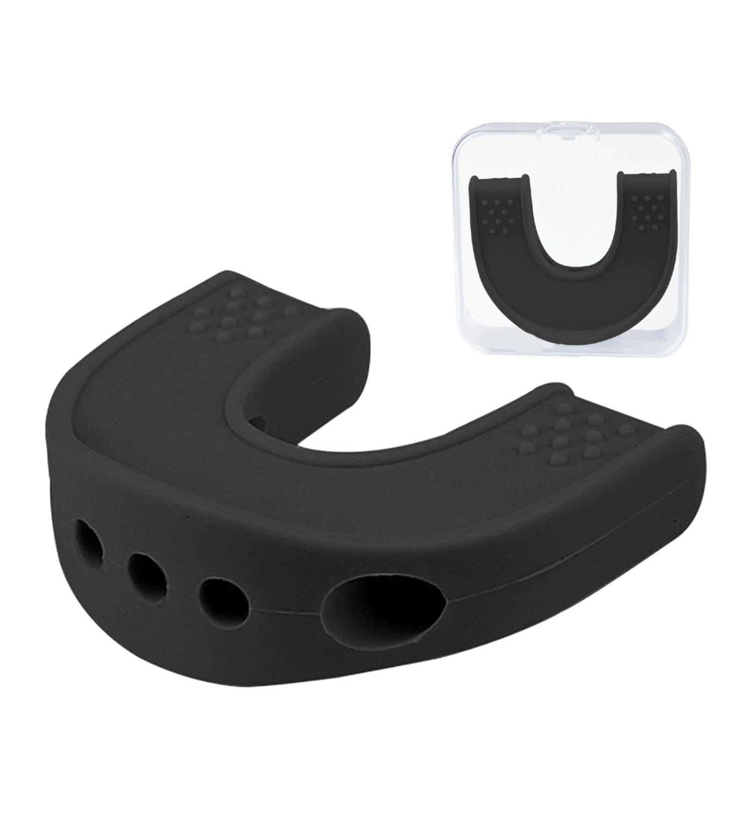 Jaw Trainer Women U-Shaped Jawline Exerciser Jawline Trainer | Jaw Sculpting Tool Jawline Shaper with Storage Box for Women Men Black - Buy Online on GoSupps.com