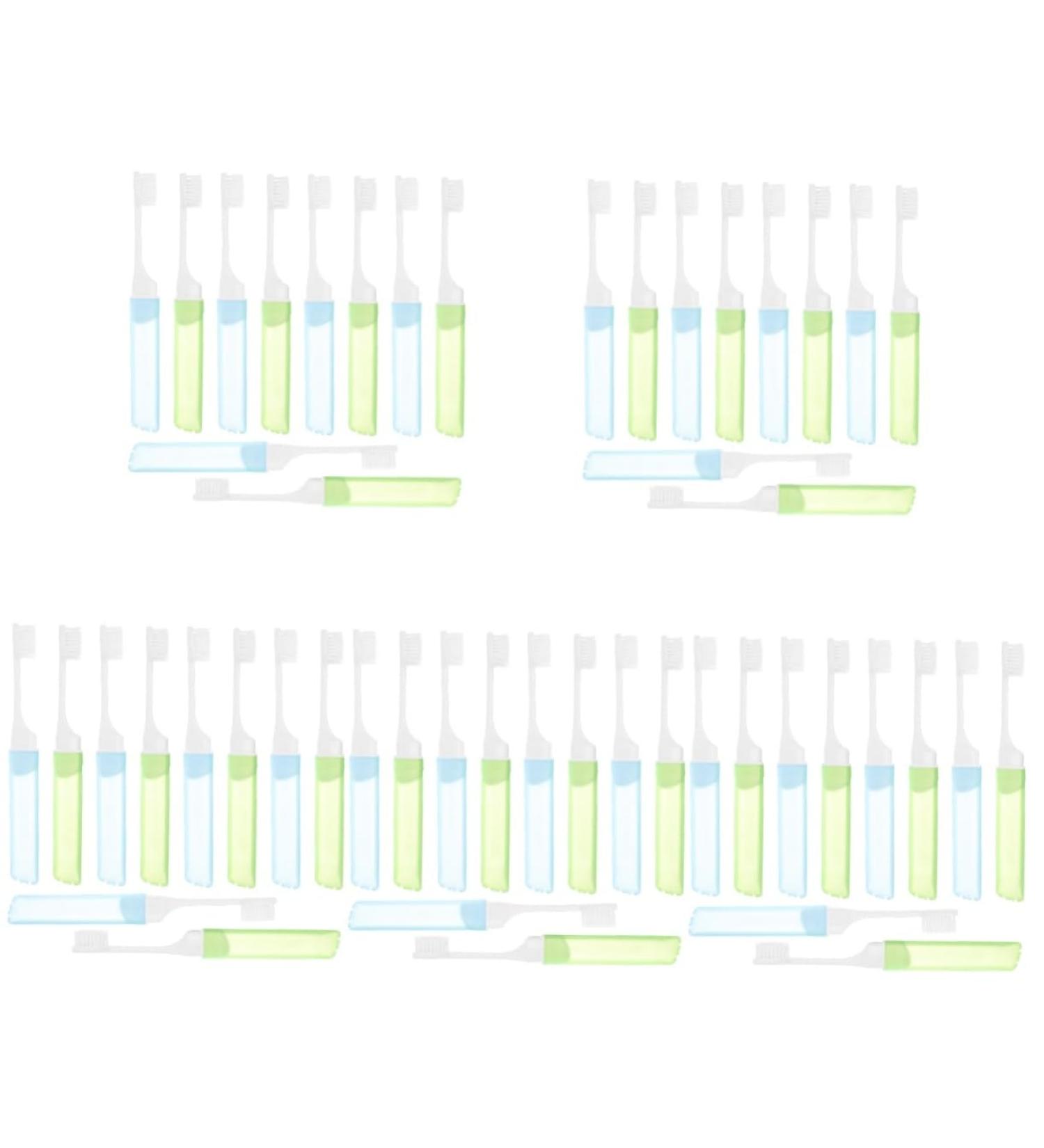 GLEAVI 50pcs Portable Toothbrush Cleaning Brush - Soft Disposable Travel Toothbrush for International Shipping - Buy Online on GoSupps.com