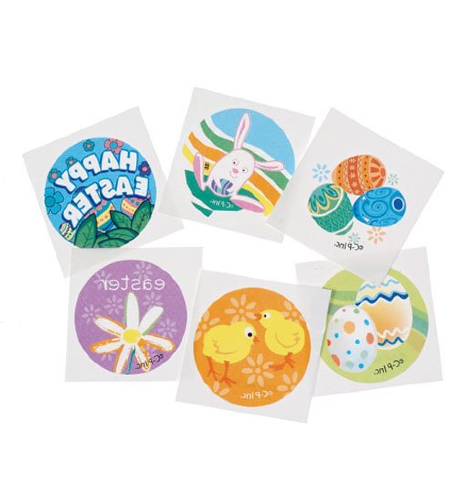 U.S. Toy Childrens Easter Temporary Tattoos