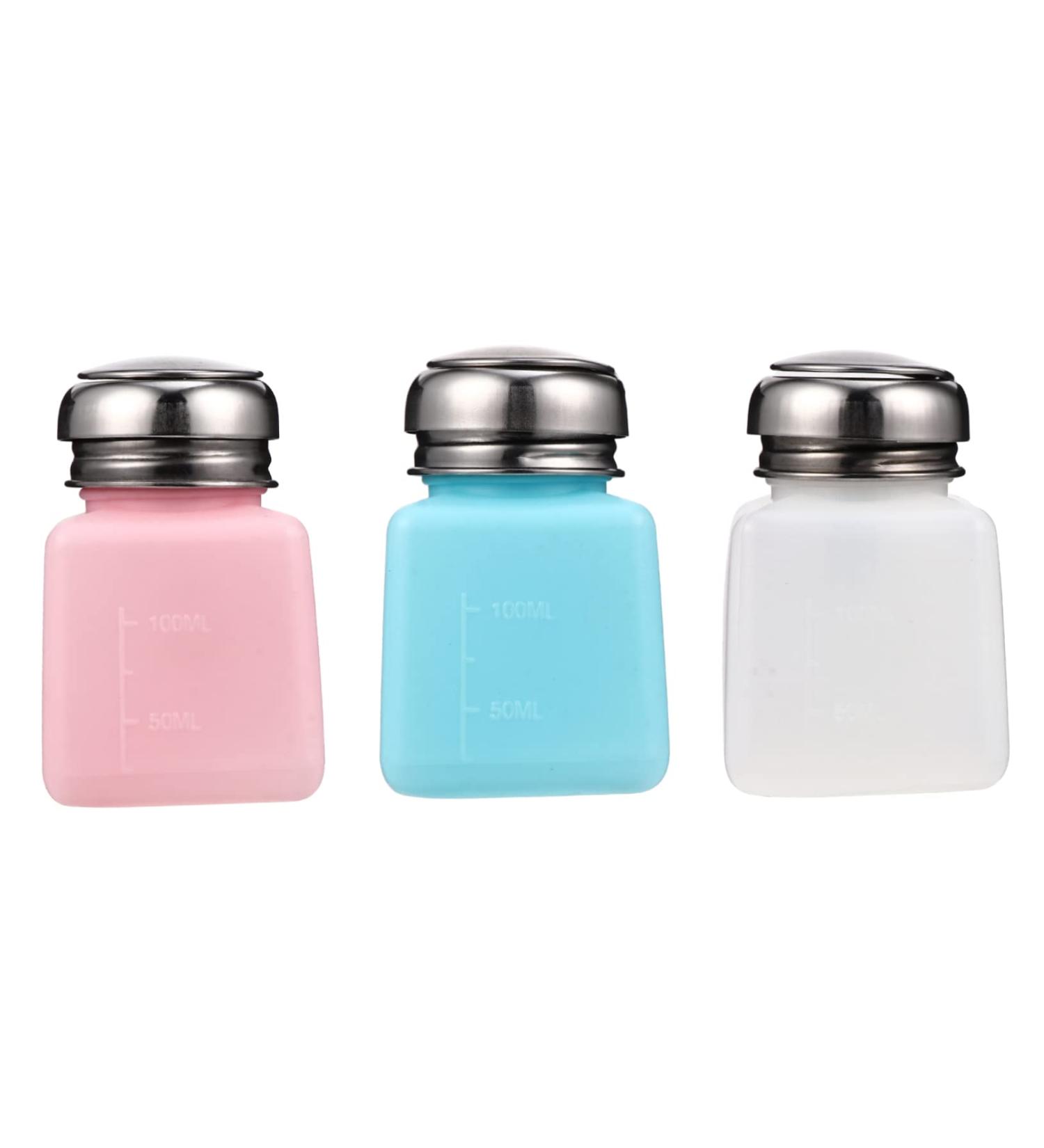  Ipetboom Ipetboom Refillable Nail Polish Squeezer Bottle Set of 3 Wide Opening for Easy Filling and Cleaning Leak-Proof Design - Buy Online on GoSupps.com