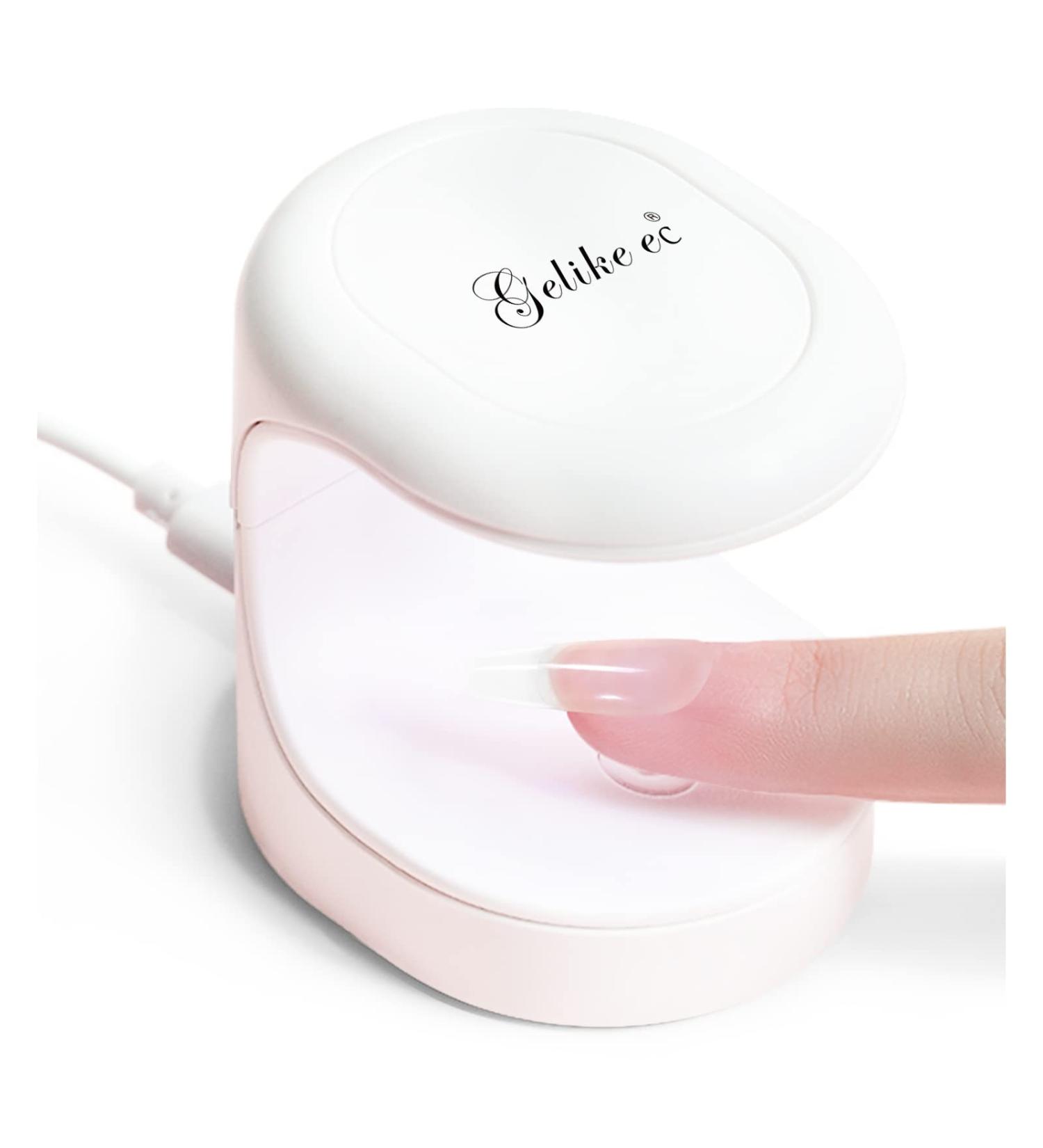 Gelike EC Mini LED Nail Lamp - Portable USB Nail Dryer for Travel - UV LED Light for Gel Nail Art - DIY Manicure at Home - Buy Online on GoSupps.com