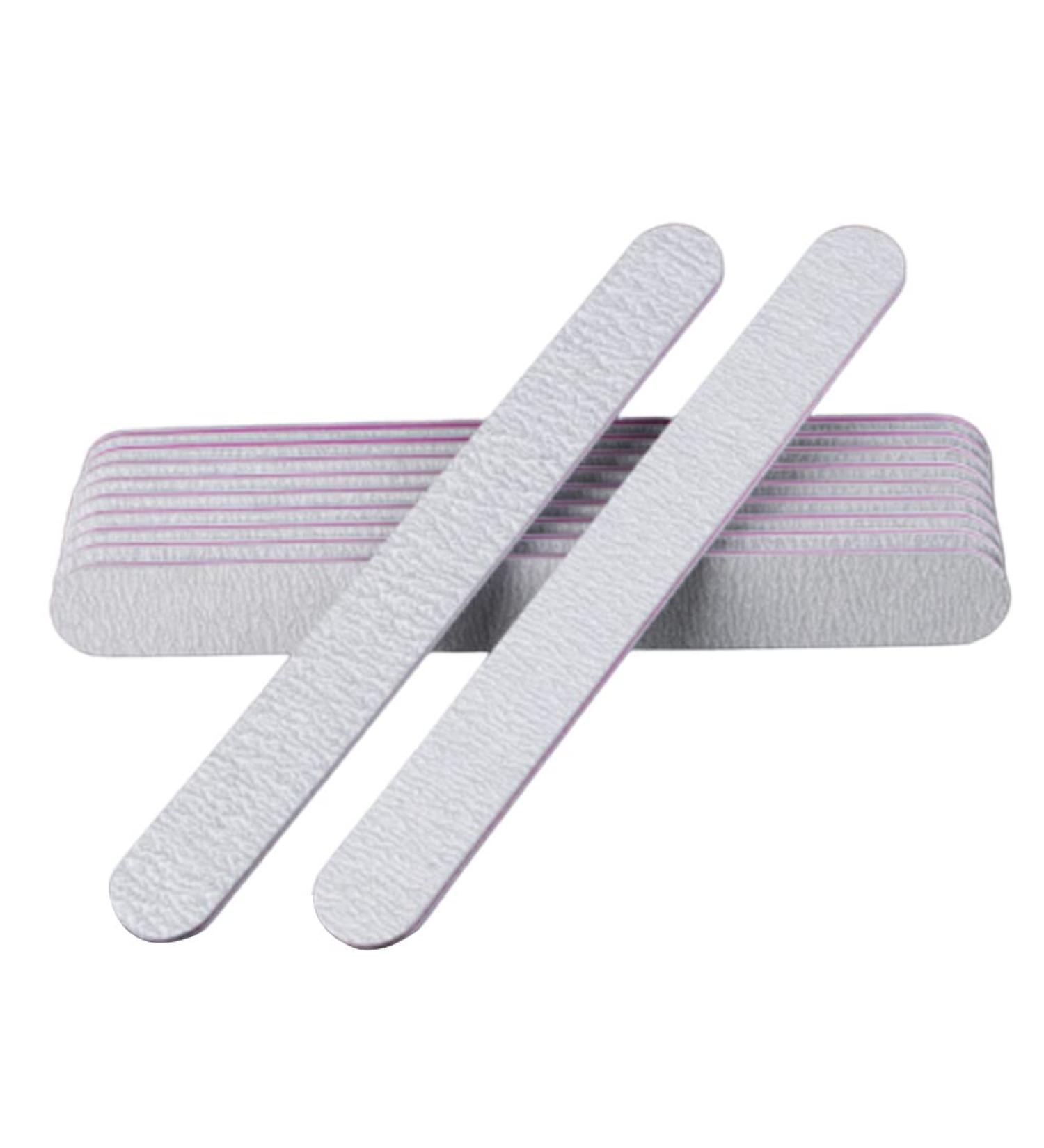 AUklOPVZZ 10 Pieces Dual-Sided Nail File Durable Convenient Pedicure Accessory Fingernail Shaping Tools Trimming Tool for Home Salon Using - Buy Online on GoSupps.com