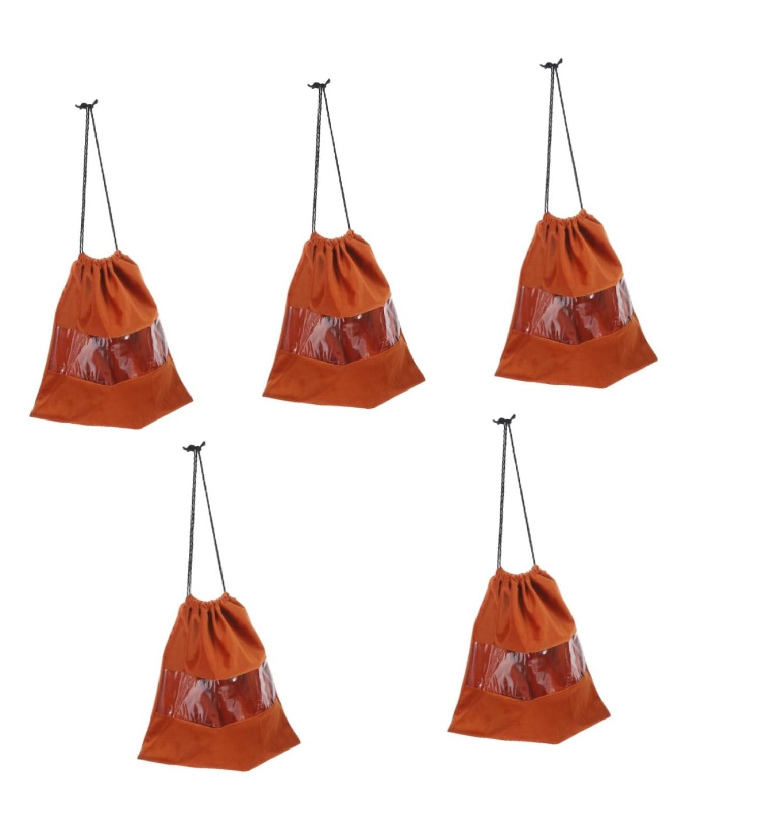 Beavorty 5pcs Hair Dryer Storage Bag Hair Dryer Bags Bag Organizer for Traveling Practical Bags Coffee Pvc - Buy Online on GoSupps.com