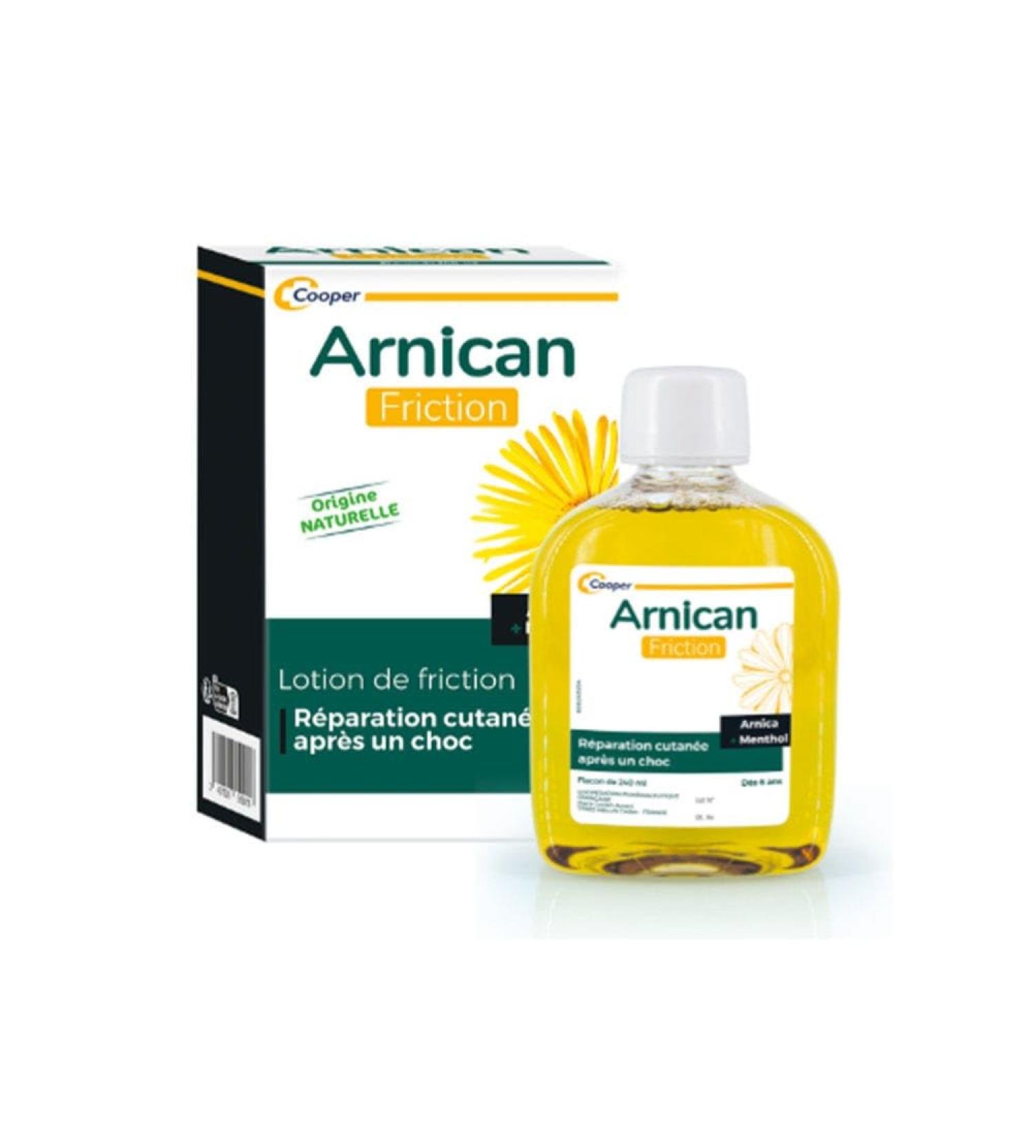 ARNICAN - Arnica and menthol based friction lotion - Skin repair after shock - Naturally derived - 240 ml bottle