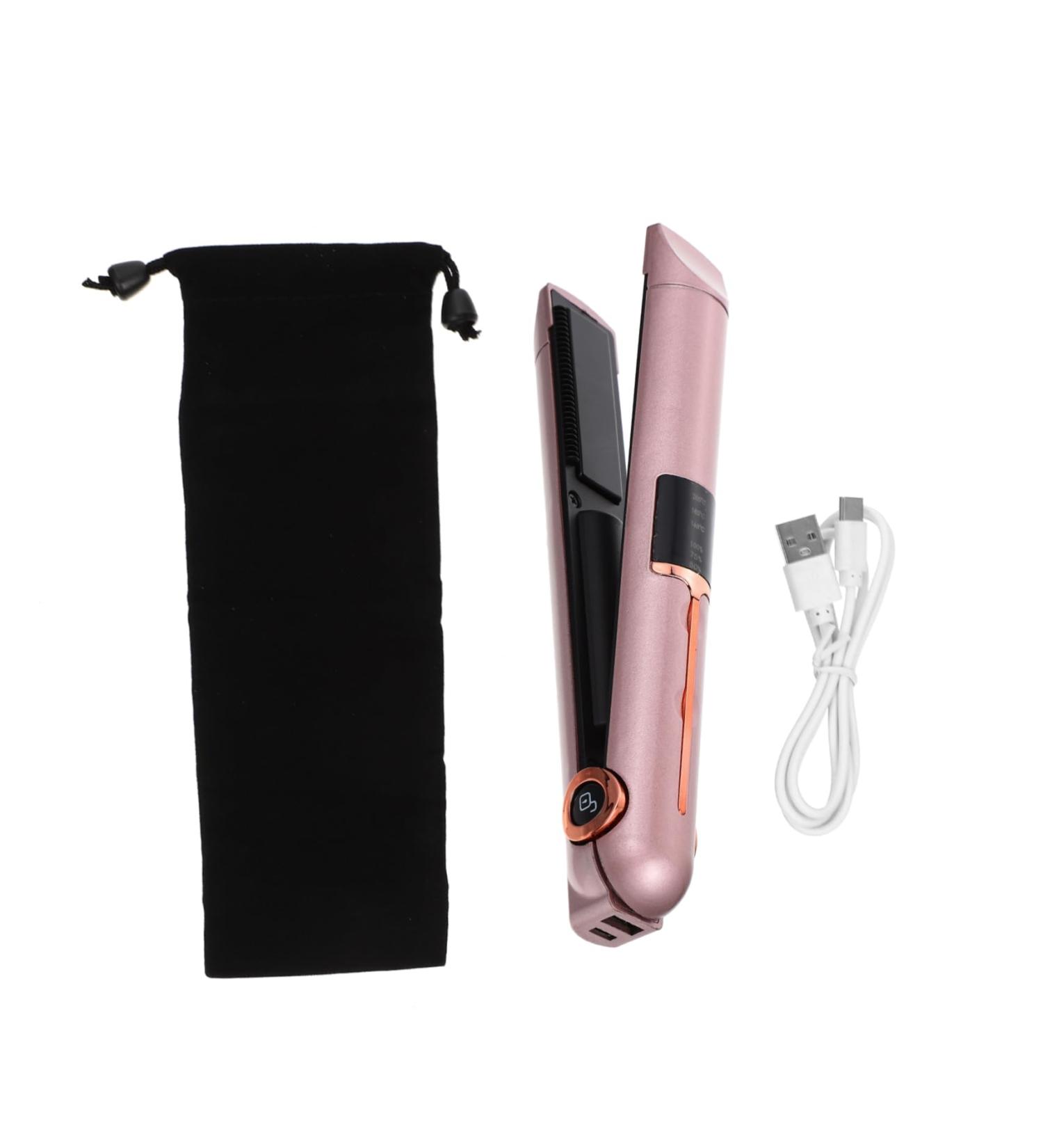 Baluue Curling Iron Travel Hair Tools Mini Curler Mini Straightener Travel Curlers Abs 21X4X3.5CM Golden - Buy Online on GoSupps.com