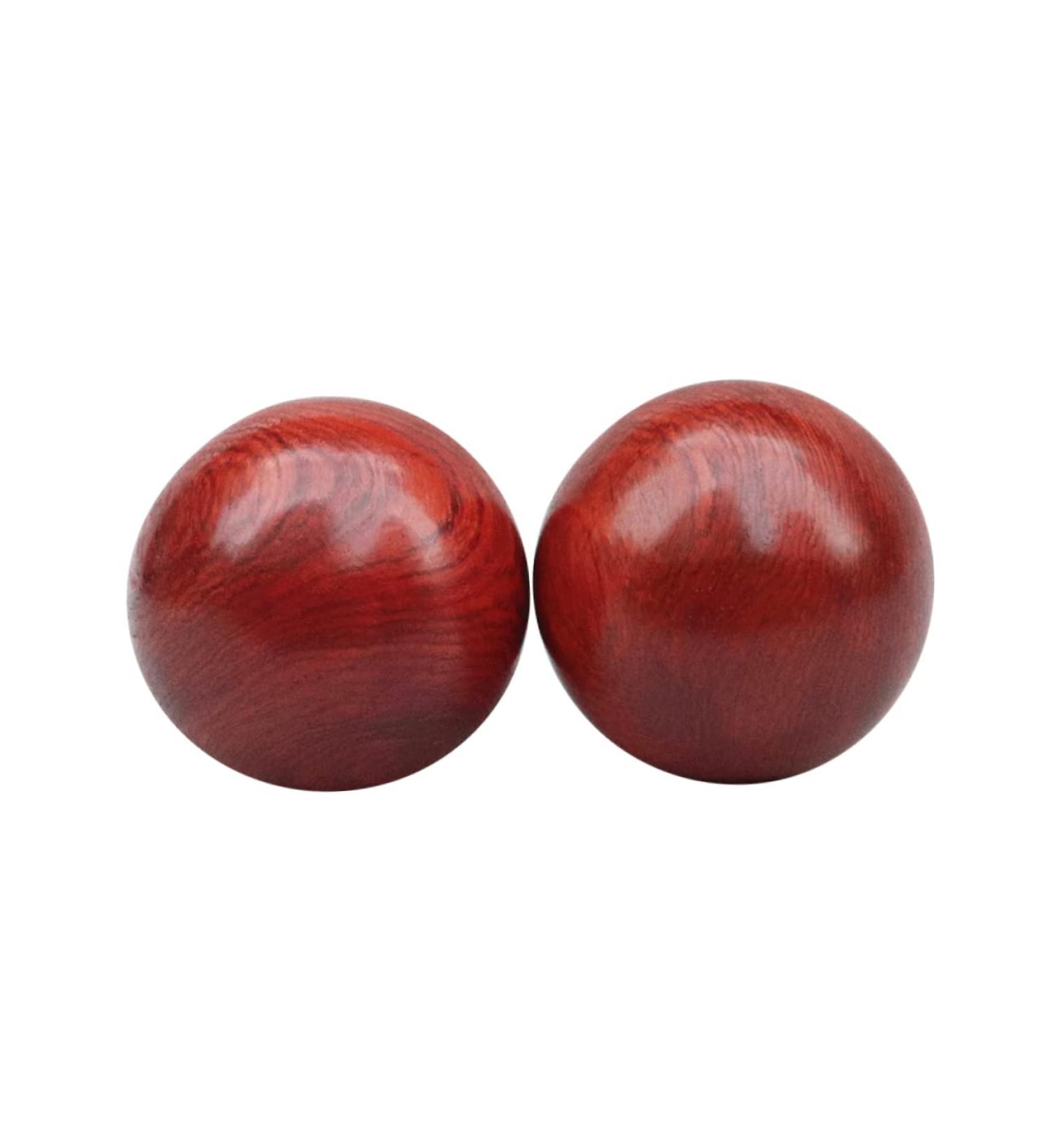 Buy TOVINANNA 2-Piece Hand Massage Roller - Rosewood Handball 6cm x 6cm Red | International Shipping Available - Buy Online on GoSupps.com