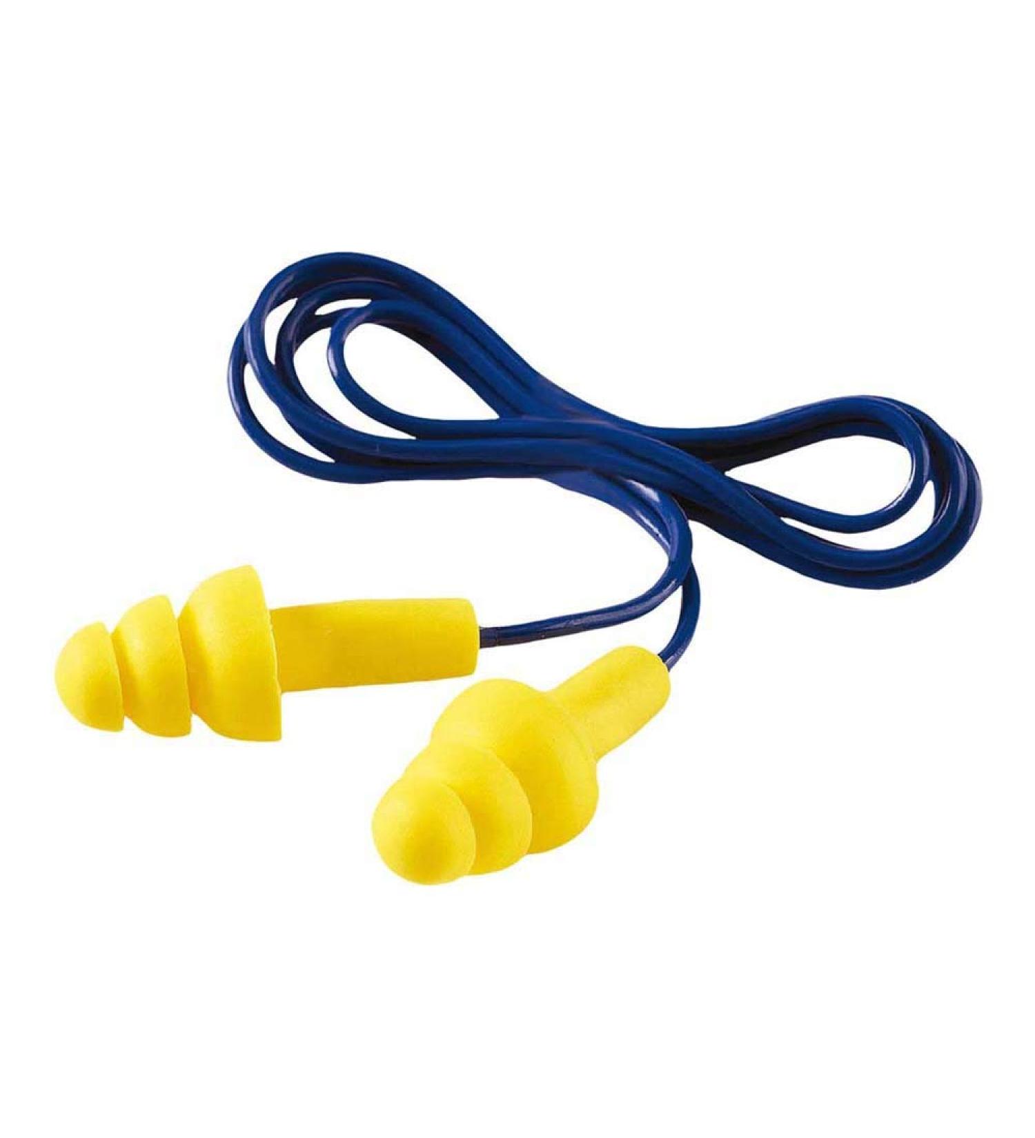 3M UF01000 EAR Ultrafit - Premium Noise Canceling Earplugs with Cord & Box | 1 Pair - International Shipping Available - Buy Online on GoSupps.com