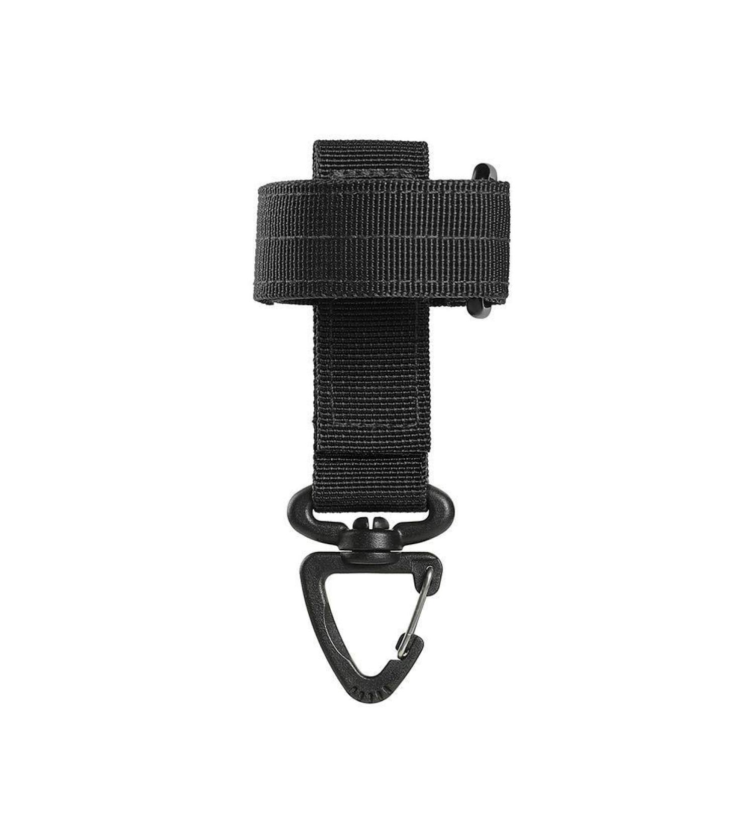 Multi-Purpose Tactical Outdoor Gloves | Climbing Rope Storage Buckle & Key Trailer Adjustable Hook Holder - Black - Buy Online on GoSupps.com