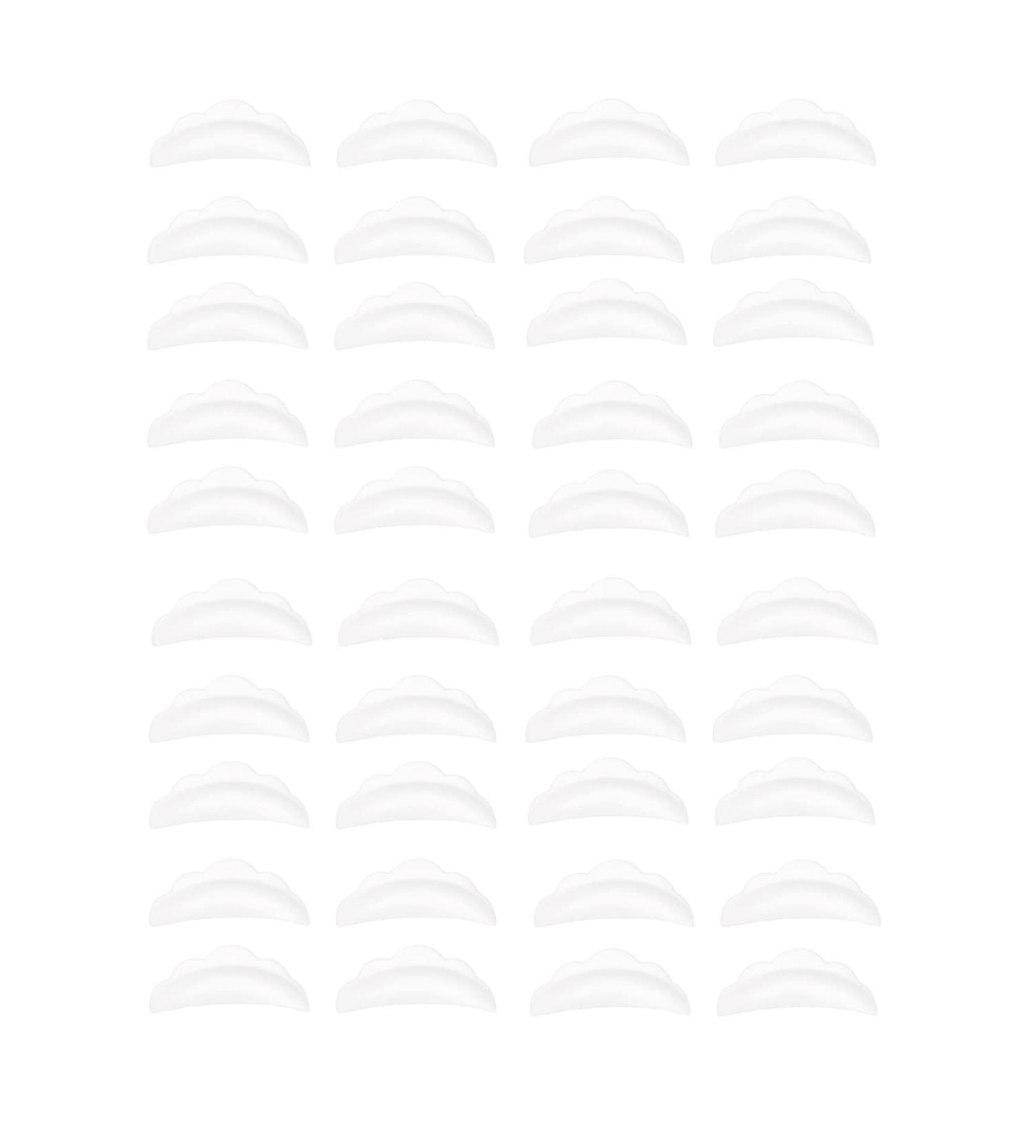 RIYAN 20 Pairs Eyelash Lift Silicone Pads Set Eye Lash Extension Lift Perming Kit Tool Curl Pads(Transparent) - Buy Online on GoSupps.com