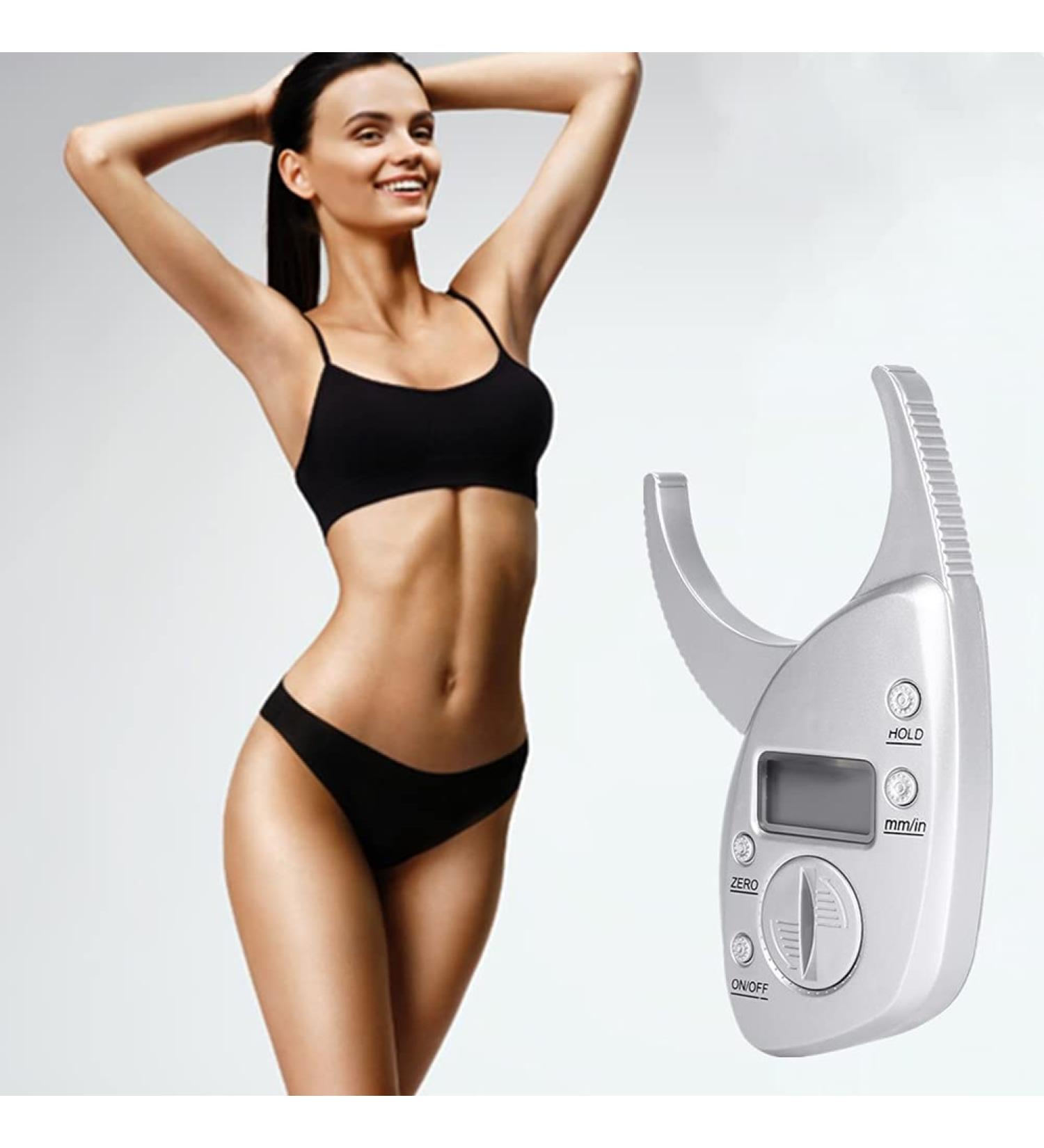 Body Fat Caliper Handheld BMI body fat measuring device Body Measure Tape Arms Breast Thighs or waist Measurement tape measures body fat for men and women