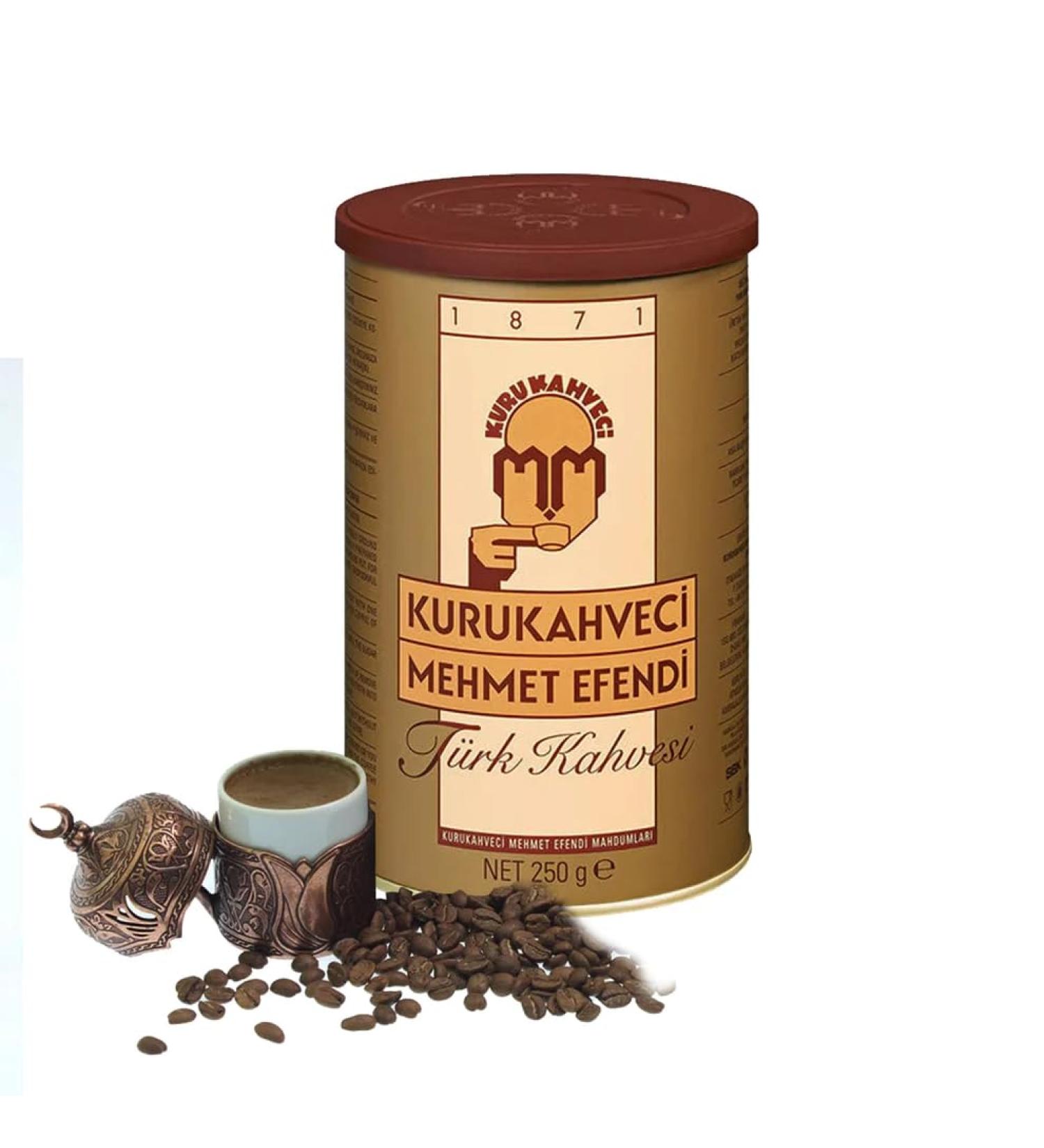 Mehmet Efendi Turkish Coffee - Medium Roast 100% Natural Grind for a True Turkish Delight (500g 1 Pack) - Buy Online on GoSupps.com
