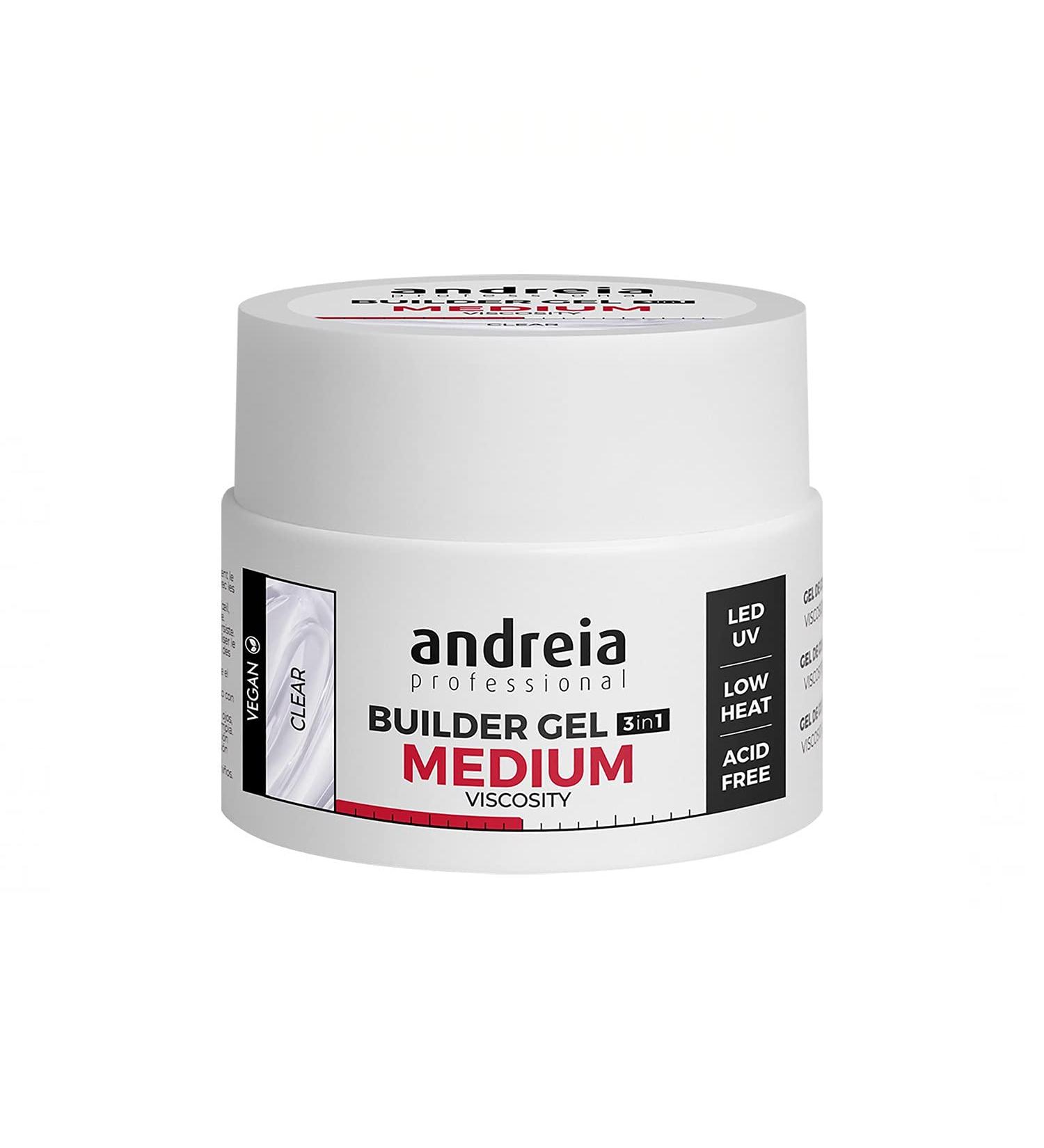 Andreia Professional Builder Gel Medium Viscosity Clear 44g