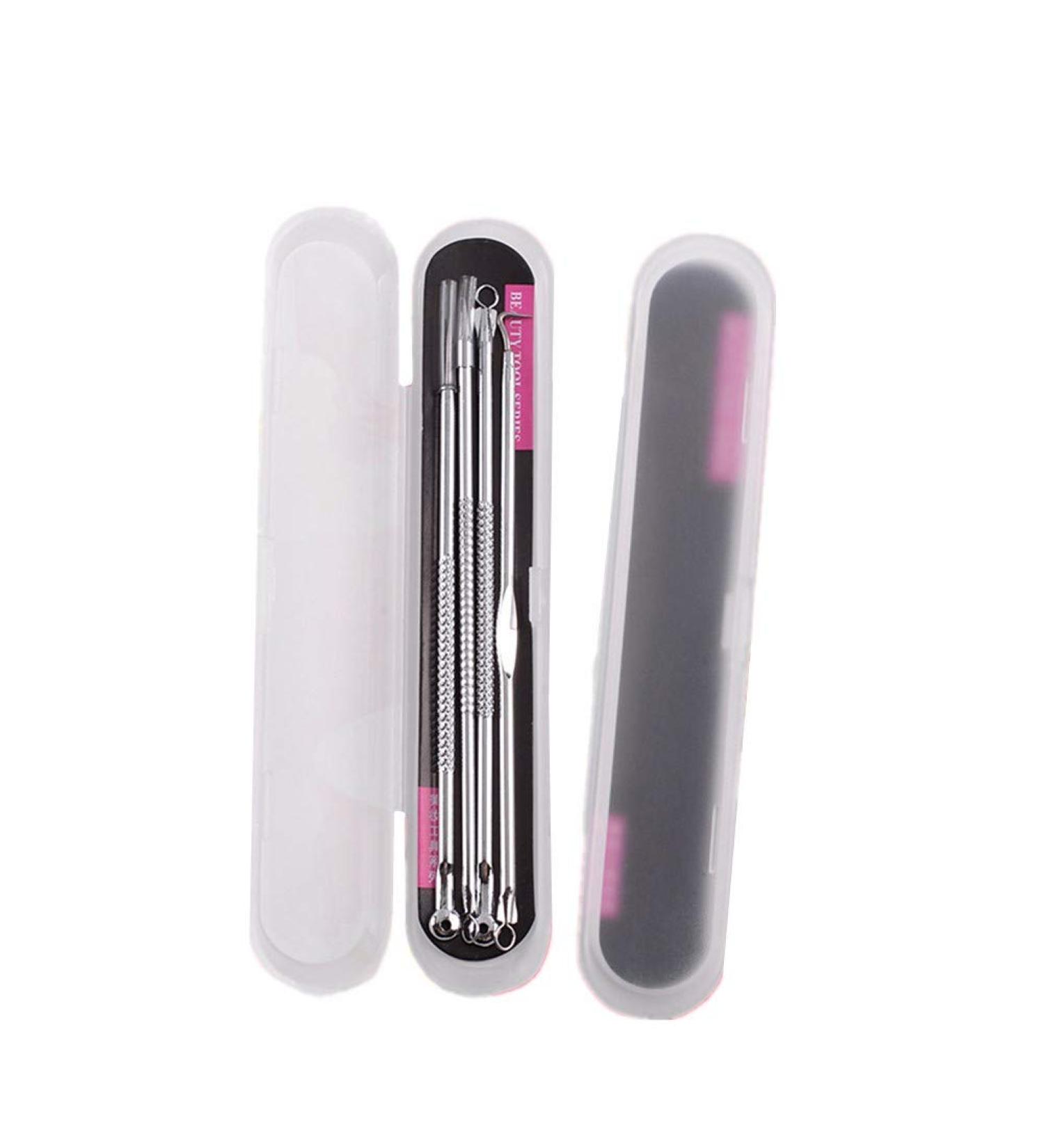 Beautyh Comedone Quicker Stainless Steel Acne Extractor Kit - Effective Blackhead Remover Set - Buy Online on GoSupps.com