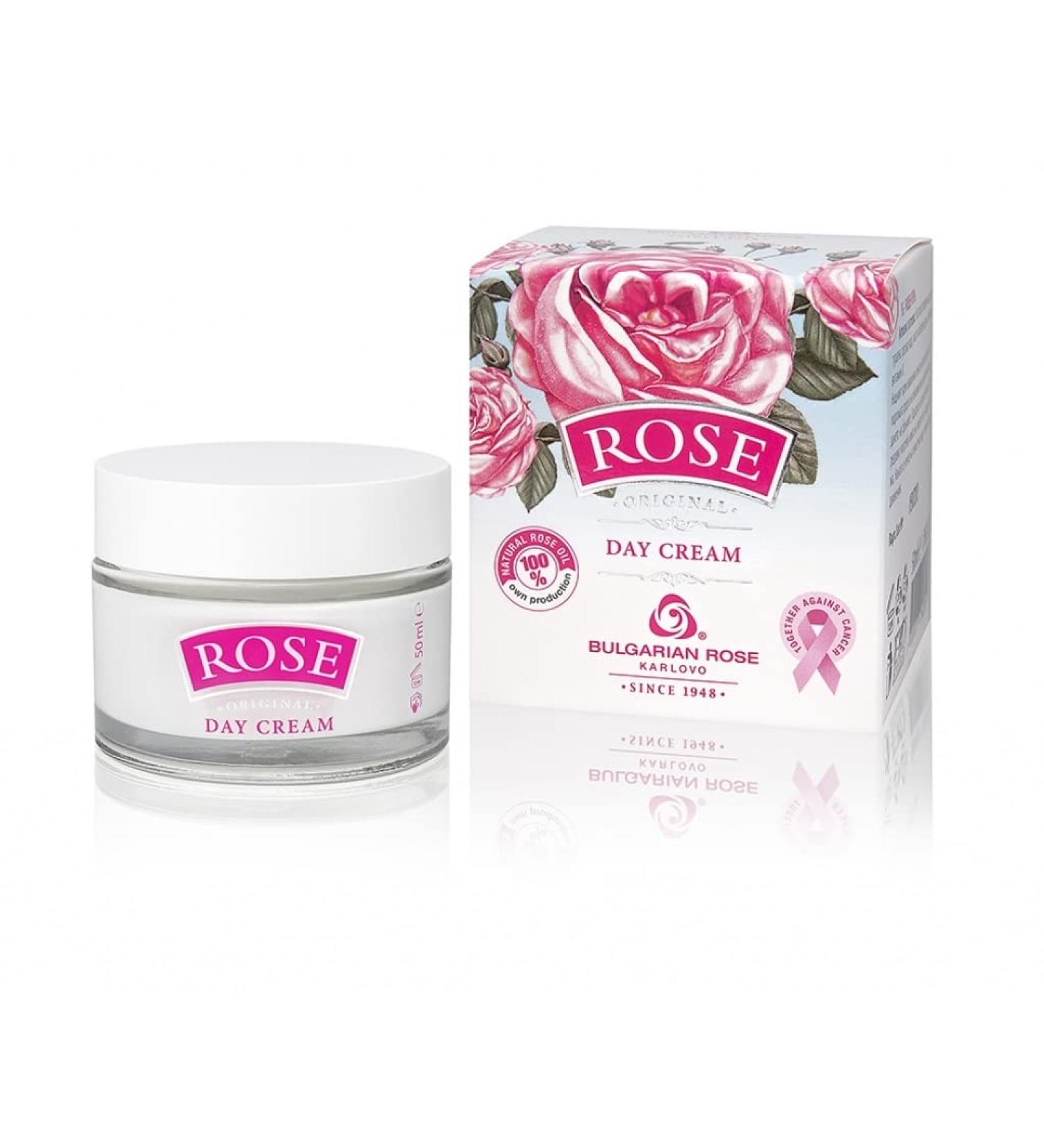 Daily Cream ROSE-With Natural Rose Oil 50ml by Bulgarian Rose