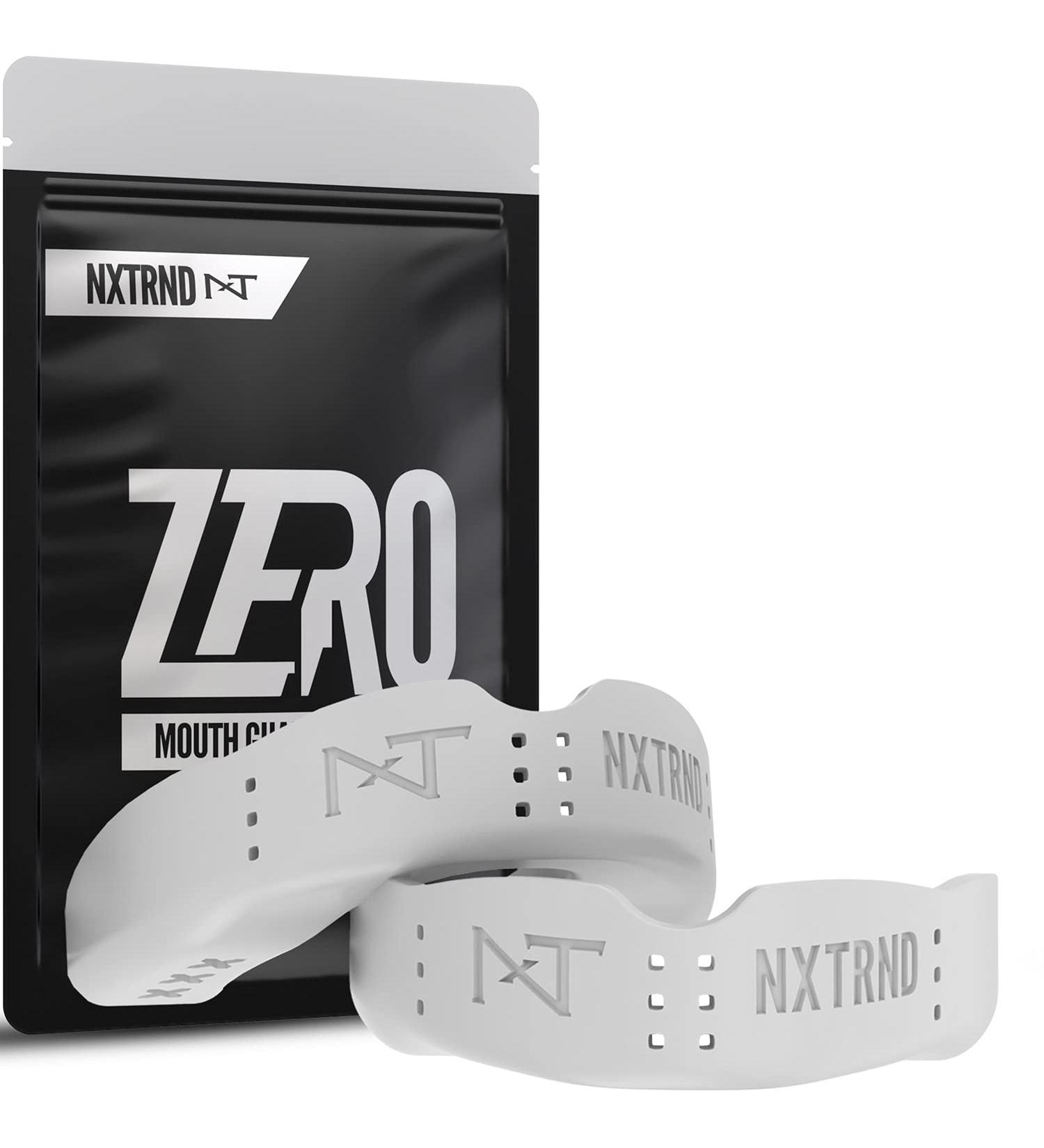2 Pack Nxtrnd Zero Mouth Guard Sports - 1.6mm Ultra Thin Professional Mouthguards for Boxing, MMA, Wrestling, Football, Lacrosse - White - Buy Online on GoSupps.com