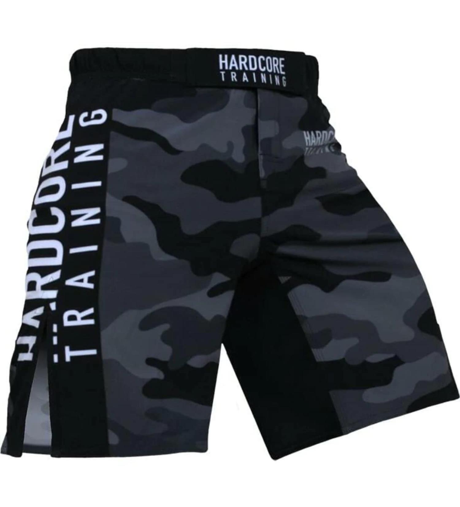 Hardcore Training Night Camo 2.0 Fight Shorts for Men - MMA, Boxing, BJJ, Muay Thai | No Gi Medium Size - Buy Online on GoSupps.com