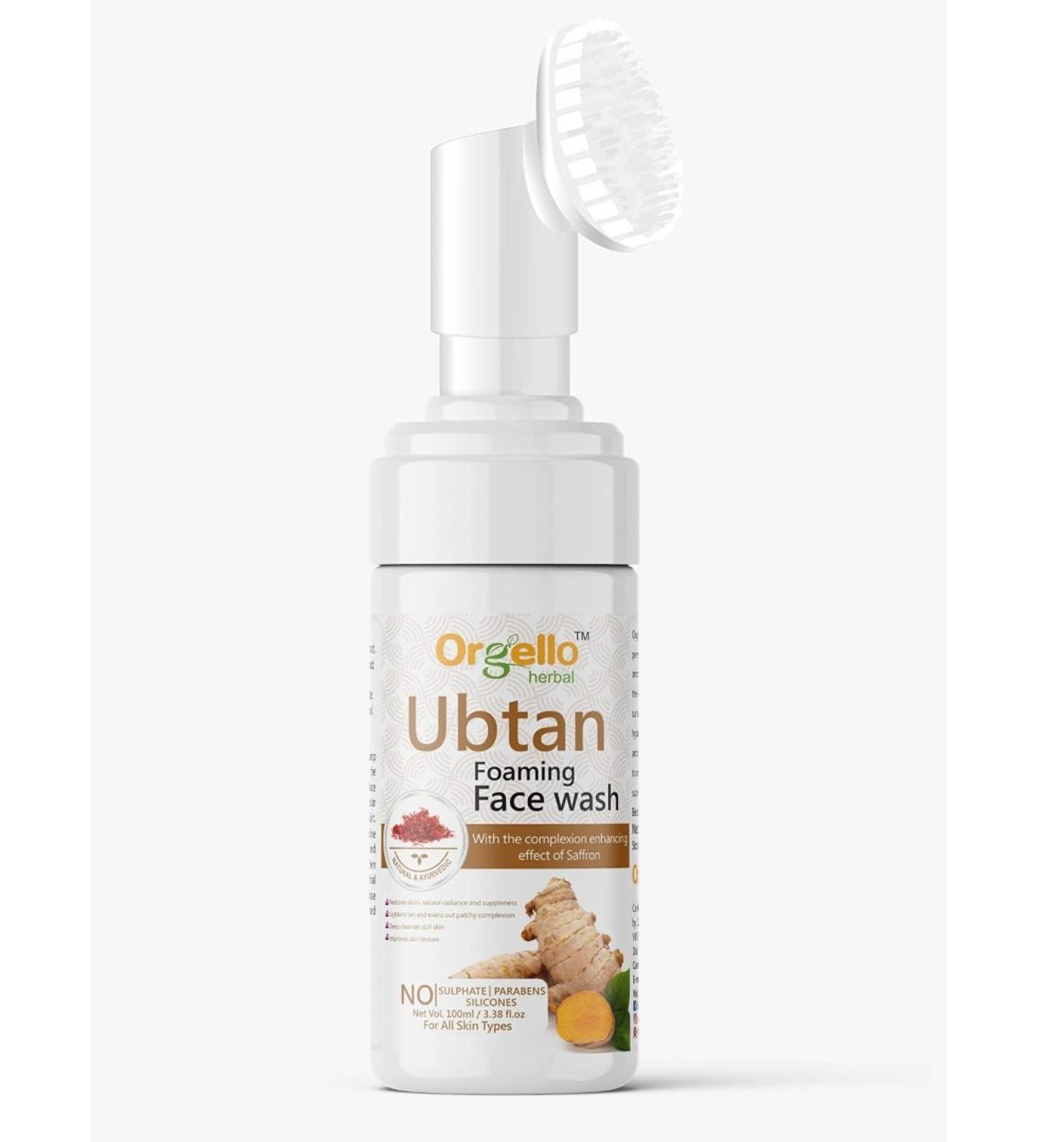 Ubtan Foaming Face Wash for All Skin Types - Anti-Aging with Aloe Vera | 100 ml | Men Women & Girls - Buy Online on GoSupps.com