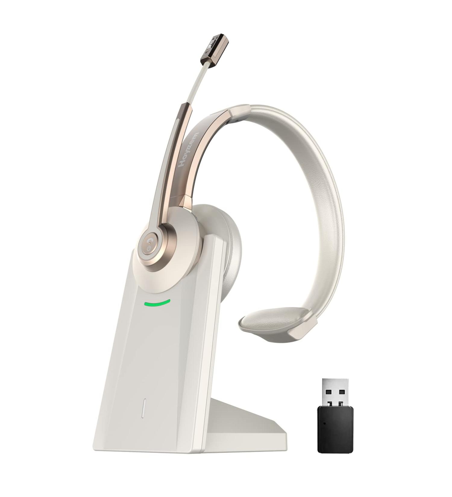Wireless Bluetooth Headset with Noise Canceling Microphone - Trucker Headset for Office Work & Conference Calls - Buy Online on GoSupps.com