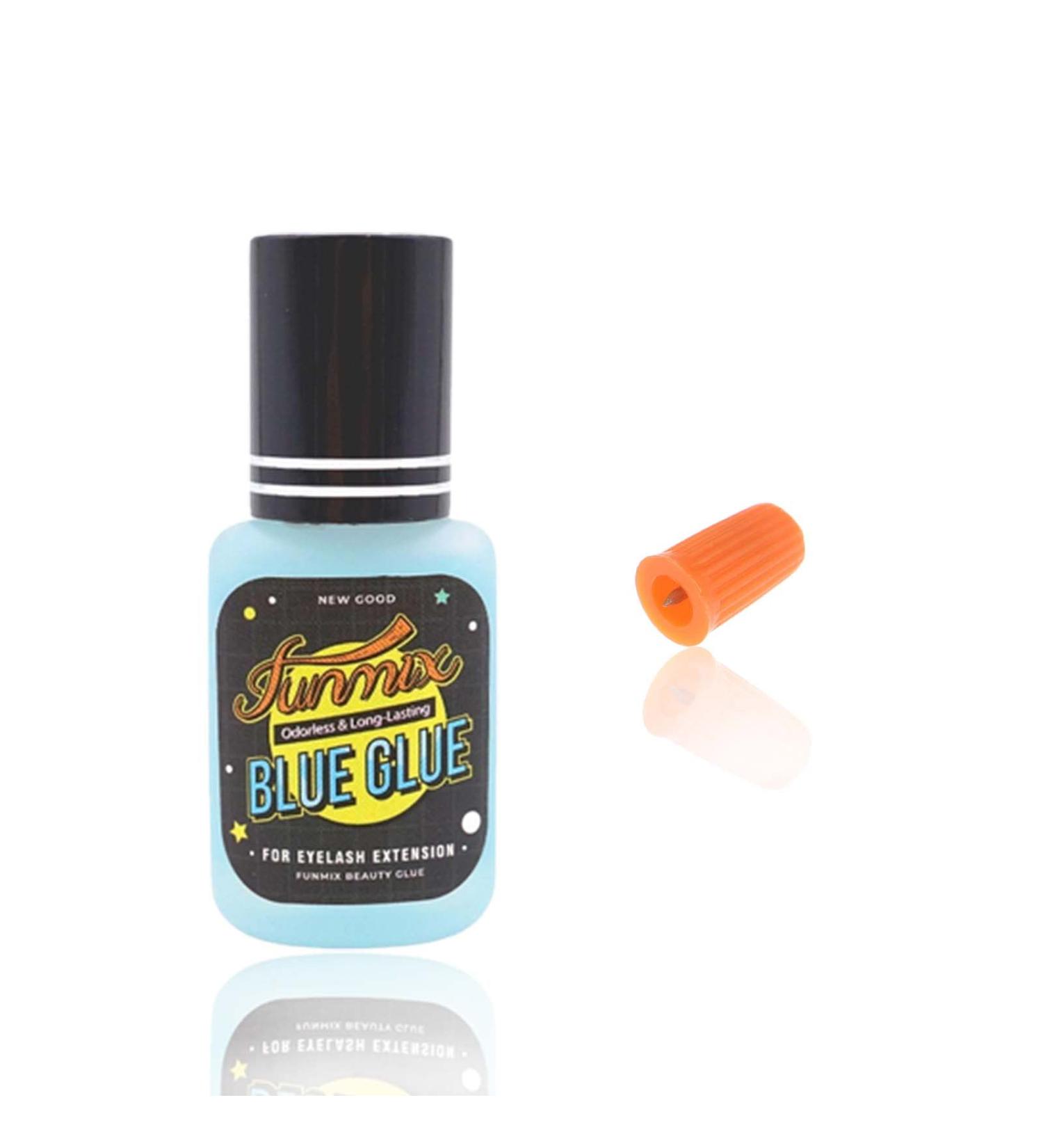 Individual Lash Glue Cluster Lash Glue for DIY Lash Extension Waterproof Lash Glue Quick Drying & Long Lasting Semi Permanent Extension Eyelash Bonding Supplies for Salons Lash Artist - 8ml Clear Blue - Buy Online on GoSupps.com