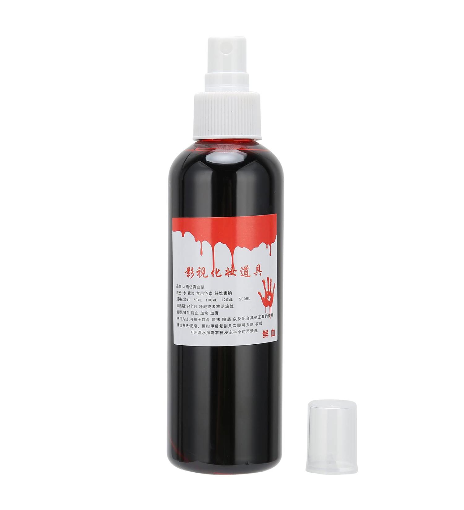 Buy Halloween Makeup Blood 200ml | Perfect for Haunted House Horror Scenes - International Shipping Available - Buy Online on GoSupps.com
