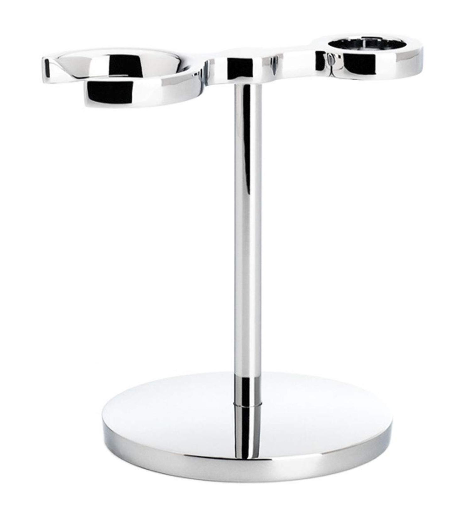 M HLE Chrome Stand for STYLO Shaving Brush & Razor