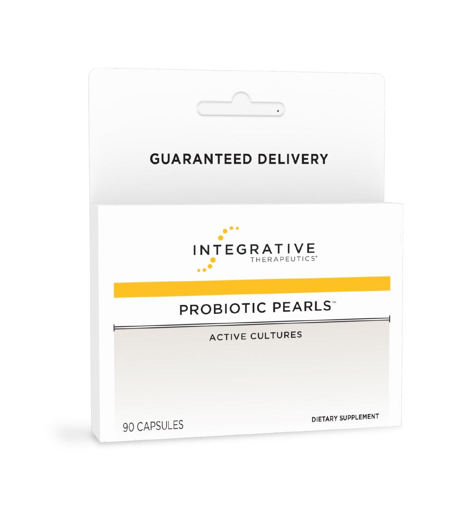 Integrative Therapeutics Probiotic Pearls - Daily Digestive Supplement for Gut Health Support* - Probiotic Capsules for Immune Health Support* - Soy-Free - 90 Count (90 Servings) 90 Count (Pack of 1) - Buy Online on GoSupps.com