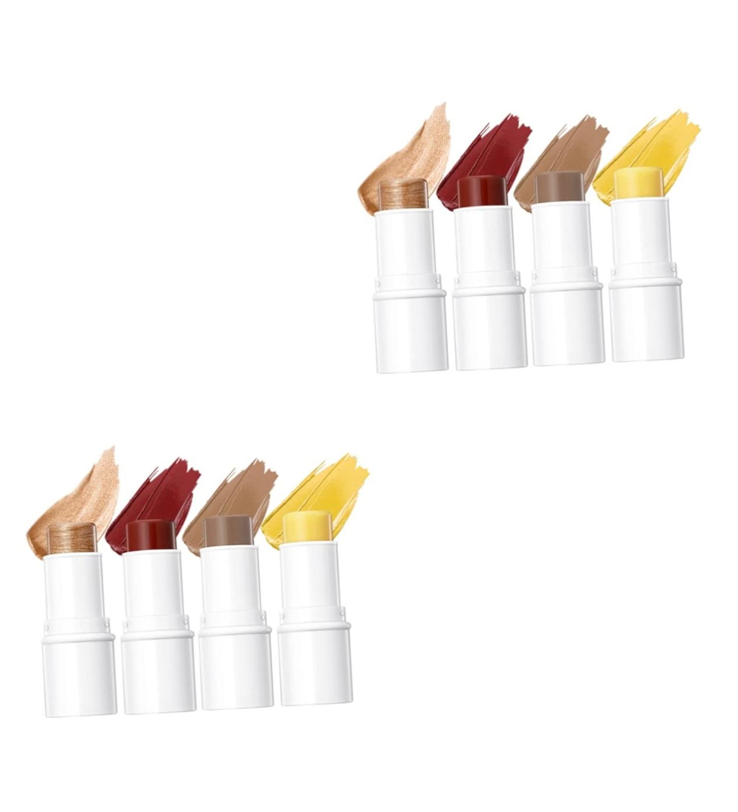 FOMIYES 2 Sets Contour Stick Highlighter Makeup Liquid Highlighter Neopentyl Di(ethylhexanoate) Ester 1 g (Pack of 1) As Shownx2pcs - Buy Online on GoSupps.com