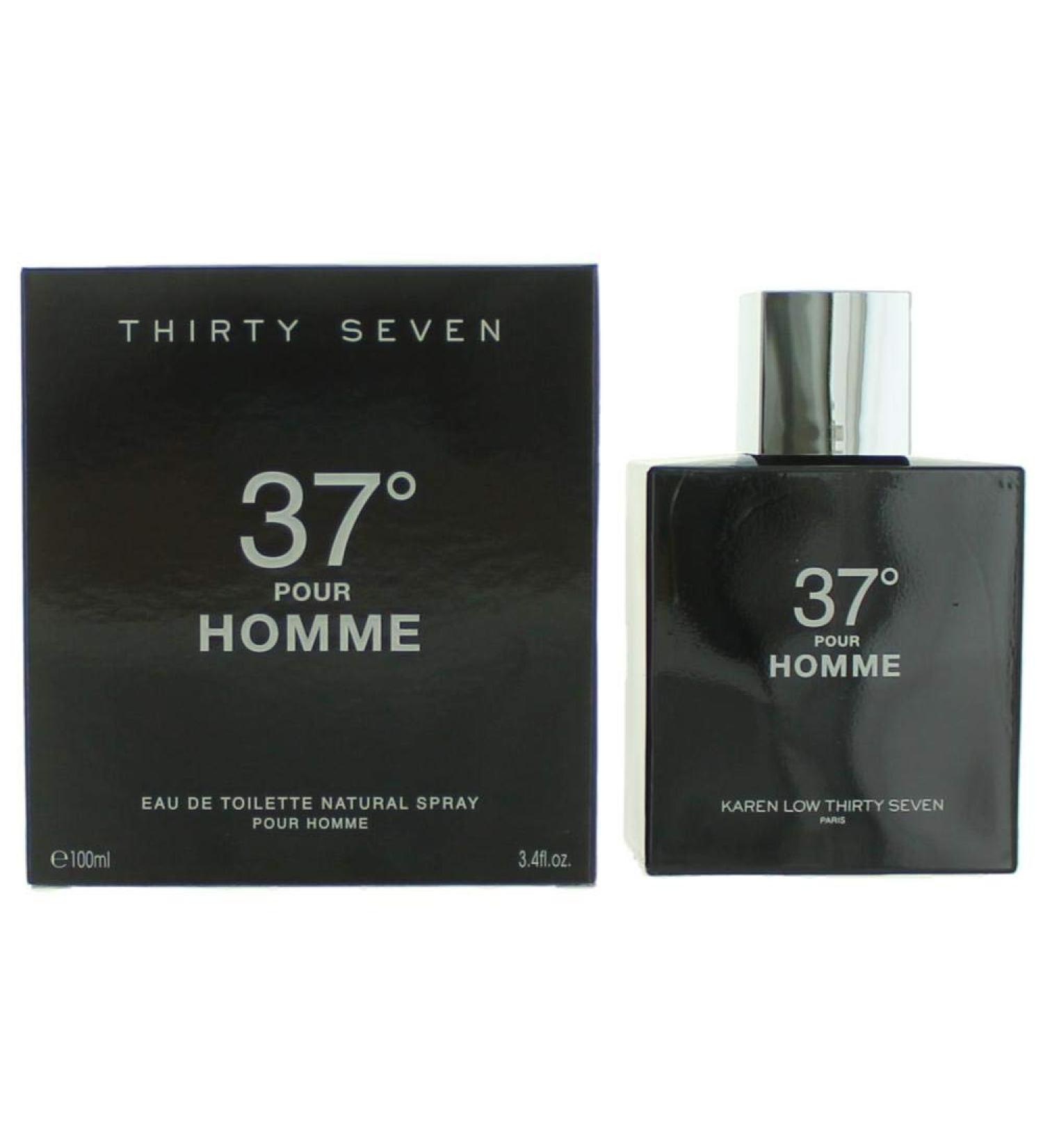 37 DEGREES by Karen Low 3.4 oz. EDT Cologne Spray for Men (Original)