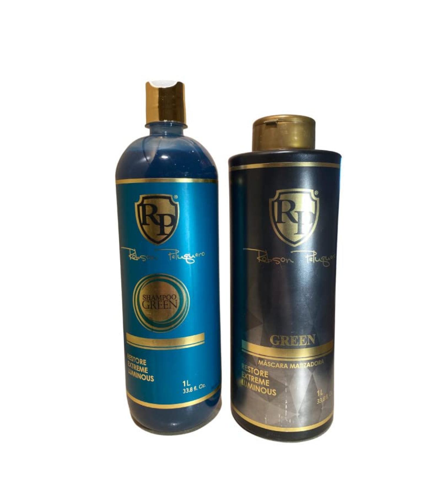 Robson Peluquero Robson Peluquero Green Toner Strengthening Shampoo & Toner Kit 2 x 1L products