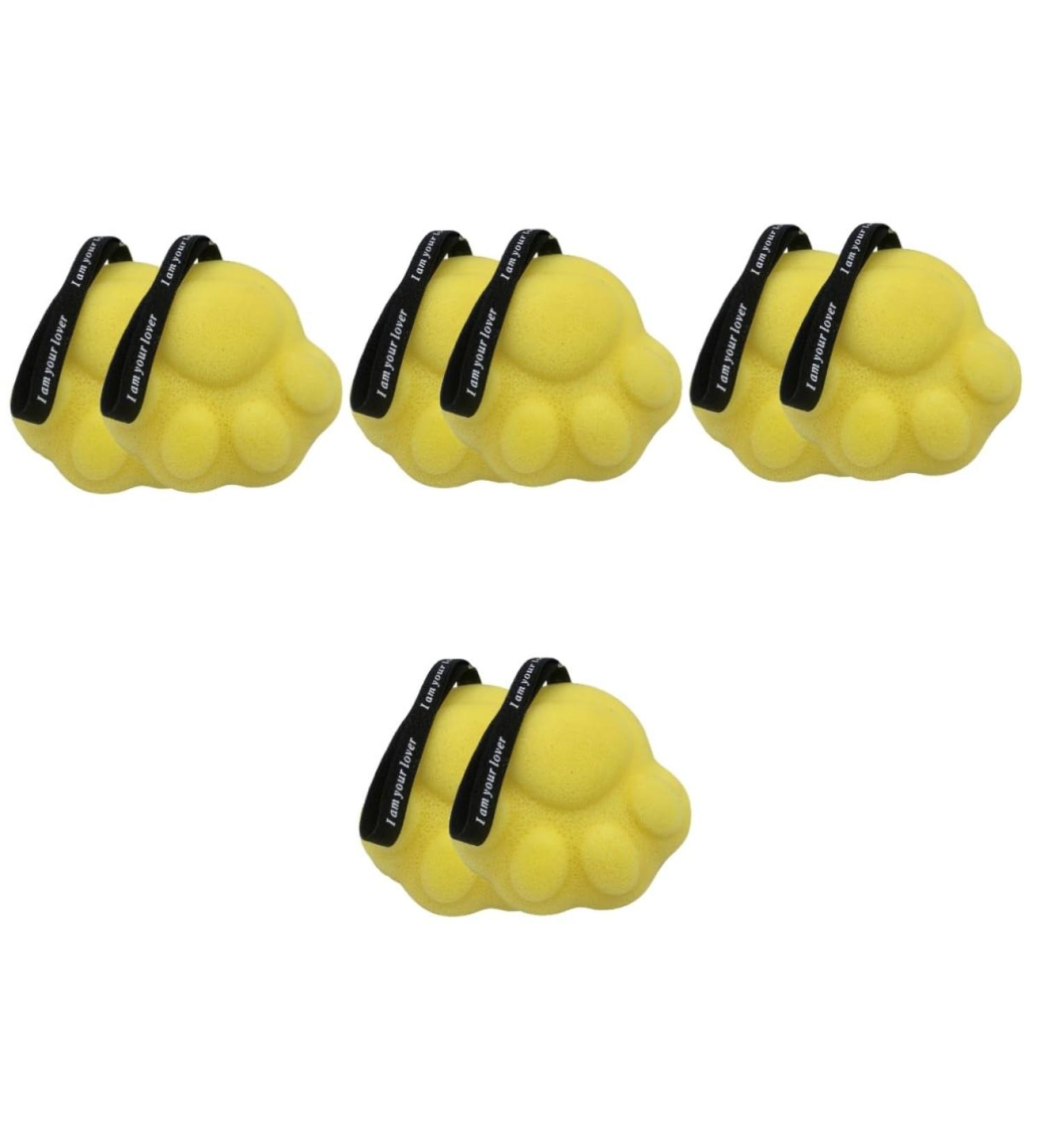 Buy PartyKindom 8 Pcs Cat Claw Bath Balls - Exfoliating Shower Sponge & Body Cleanser for Kids & Elders - Best International Shipping - Buy Online on GoSupps.com