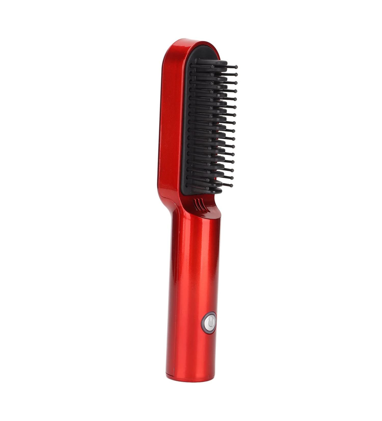Buy Electric Hair Straightener Brush - Cordless USB Charging Travel-Friendly Hair Styling Tool - Buy Online on GoSupps.com
