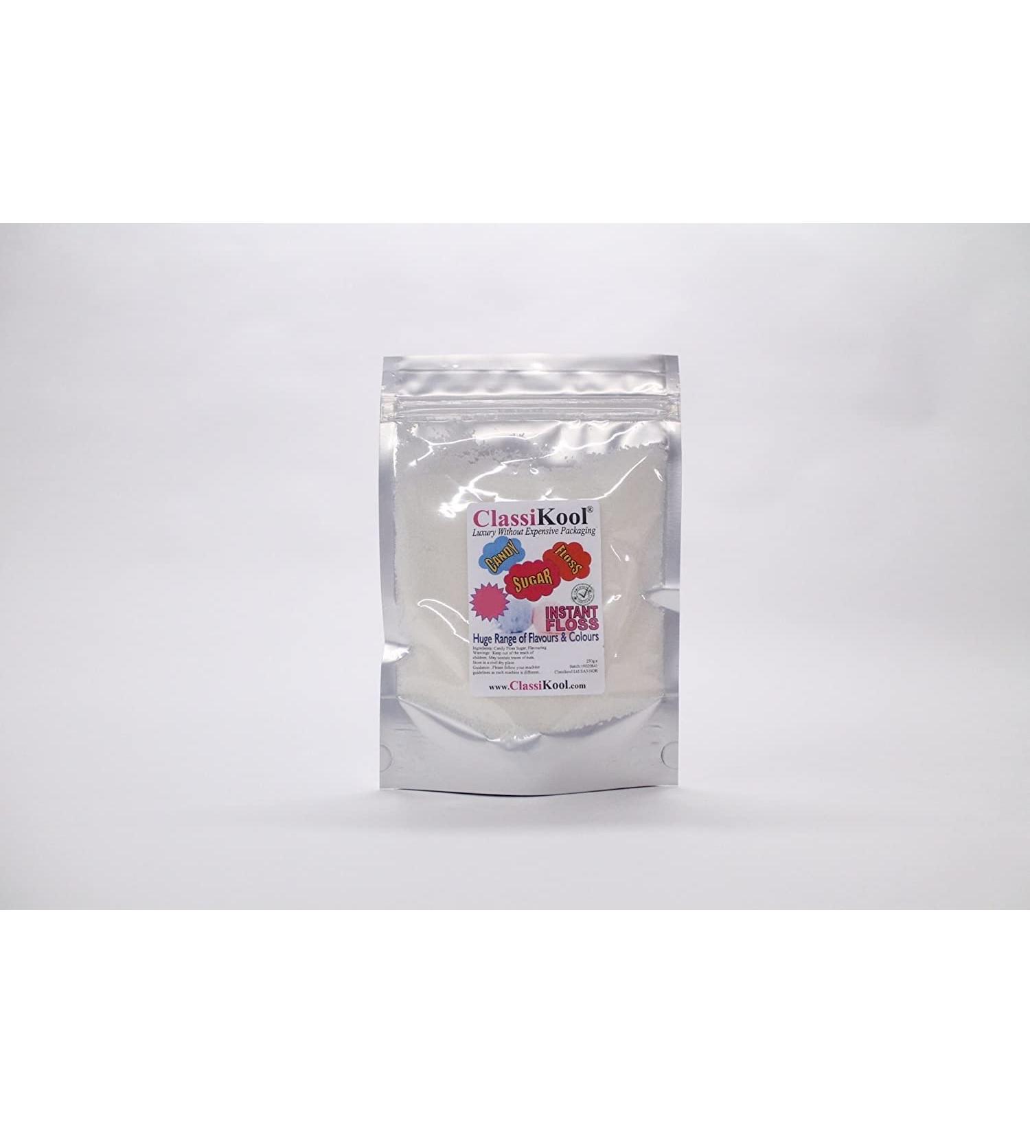 Classikool 250g White White Chocolate Candy Floss Sugar for Machines