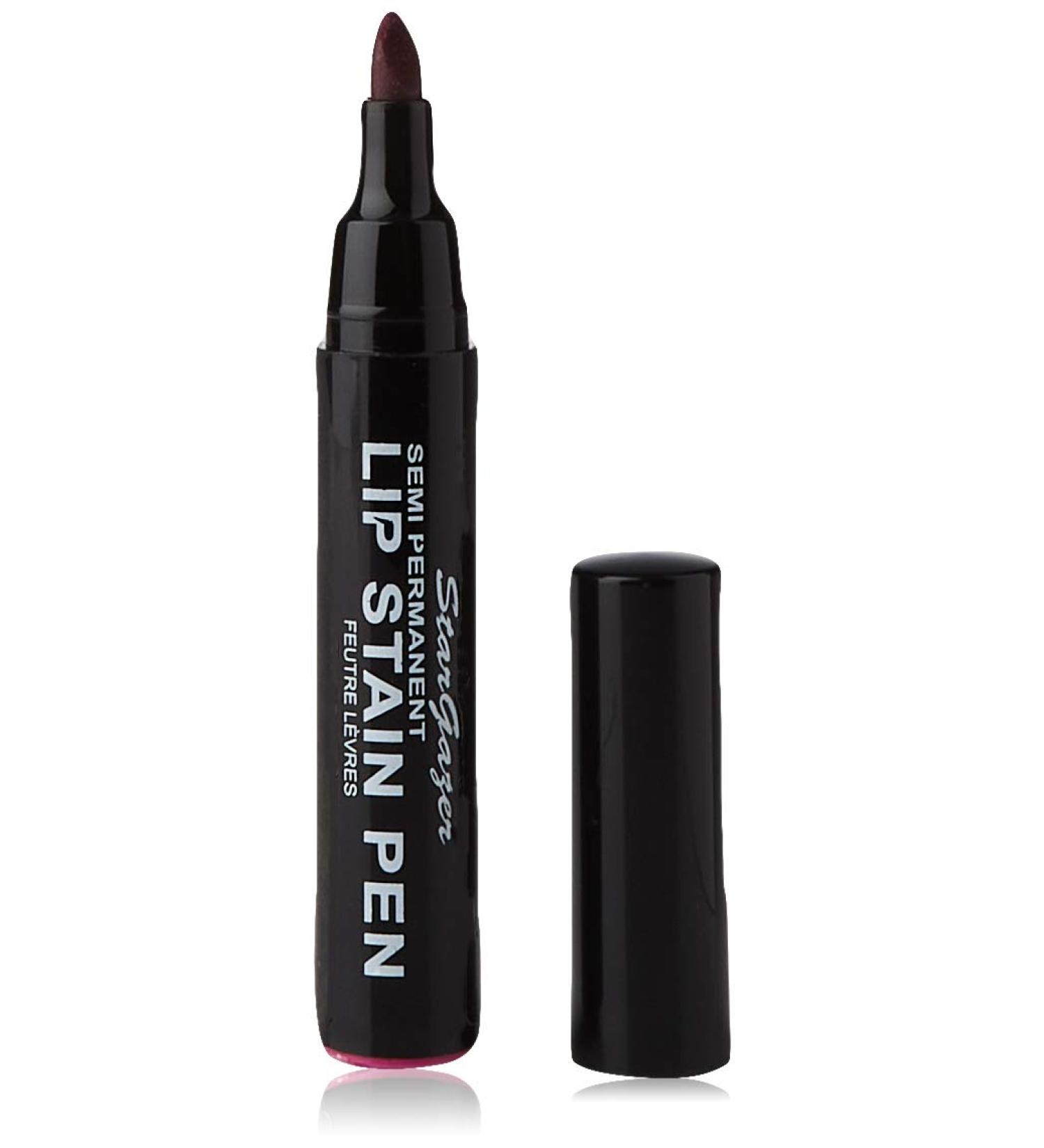 Stargazer Vegan Lip Stain Pen 11 - 12 Hour Creamy Matte Colour | Reversible Nib - Buy Online on GoSupps.com