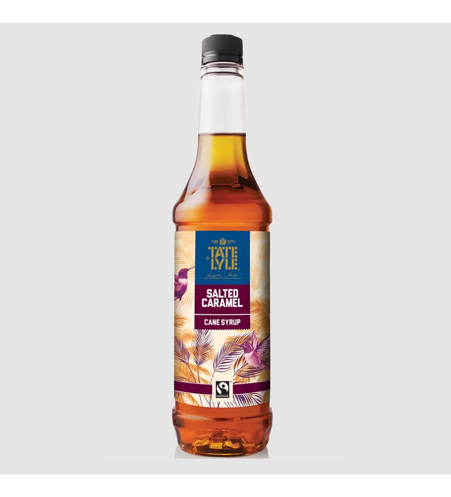 Tate & Lyle Salted Caramel Coffee Syrup Beverage 750ml Fairtrade (No Pump 1 Bottle) Salted Caramel 750 ml (Pack of 1)