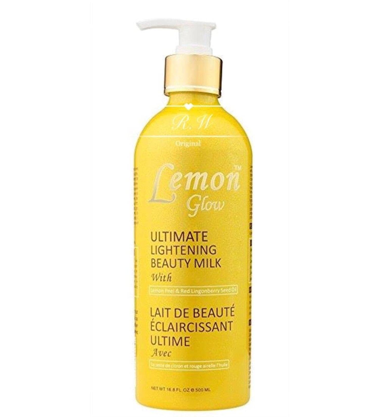 LEMON GLOW ULTIMATE LIGHTENING BEAUTY MILK 16.8 OZ