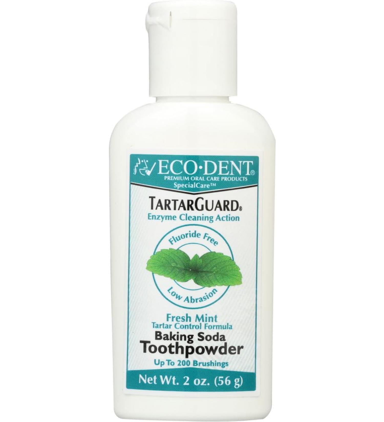Eco-Dent Tartar Guard Tooth Powder 2 oz - Buy Online on GoSupps.com