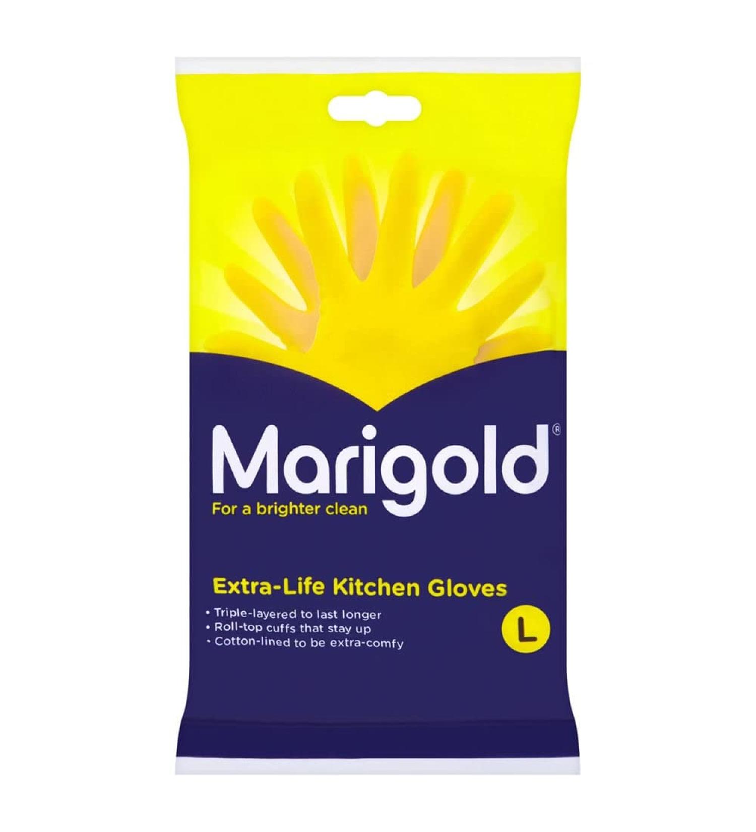 Marigold Kitchen Gloves Extra Life Large