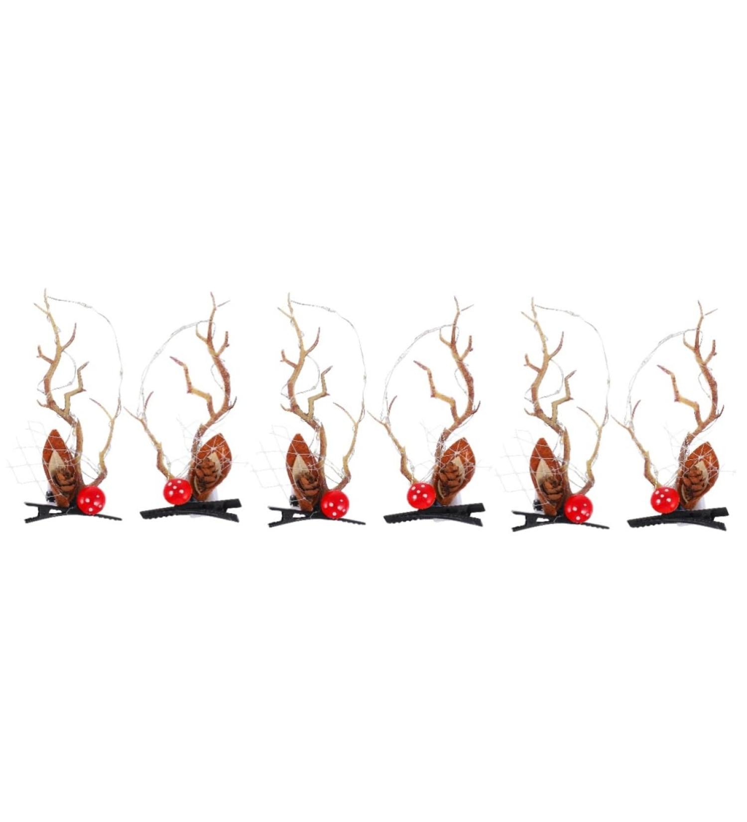 FRCOLOR 3 Pairs Luminous Antlers Hair Clip Toddler Outfits Summer Clothing Role Play Outfits Lightweight Reindeer Antler Clips LED Antler Hair Clip Luminous Reindeer Headband Ear ABS - Buy Online on GoSupps.com