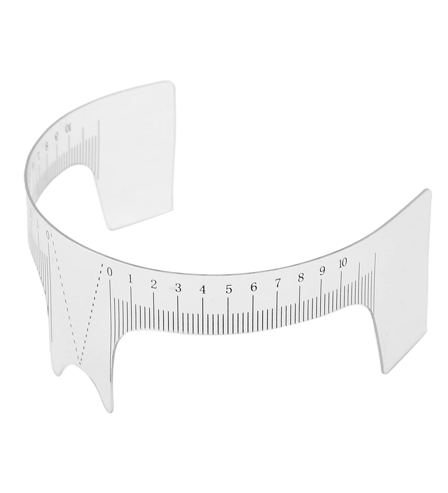 Eyebrow Makeup Positioning Ruler - 3 Sizes Brow Shape Scale Tool for Perfect Eyebrows | International Shipping - Buy Online on GoSupps.com
